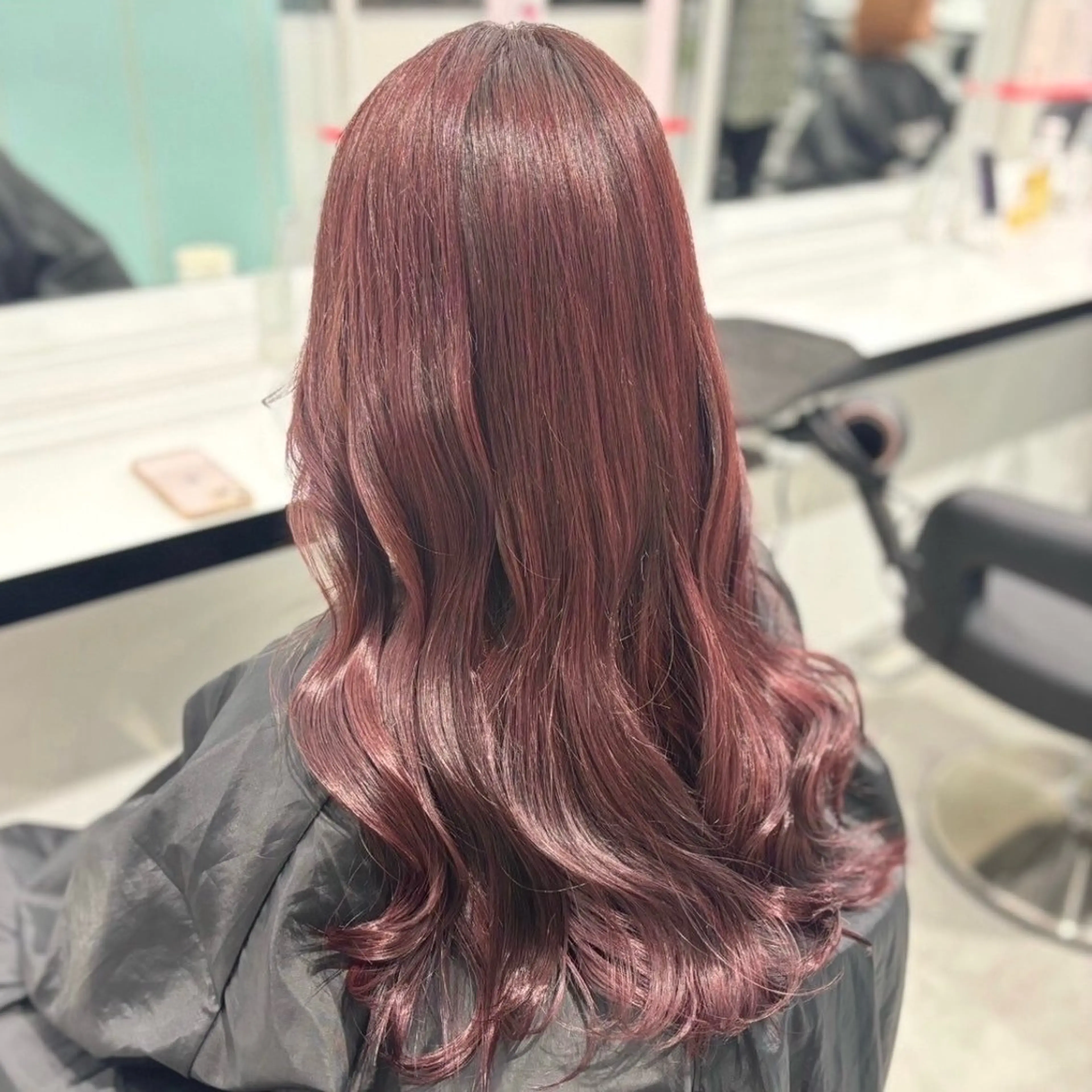 セミロング カラー 🎀🧁ダメージレス 艶髪カラー🧁🎀のヘアスタイル