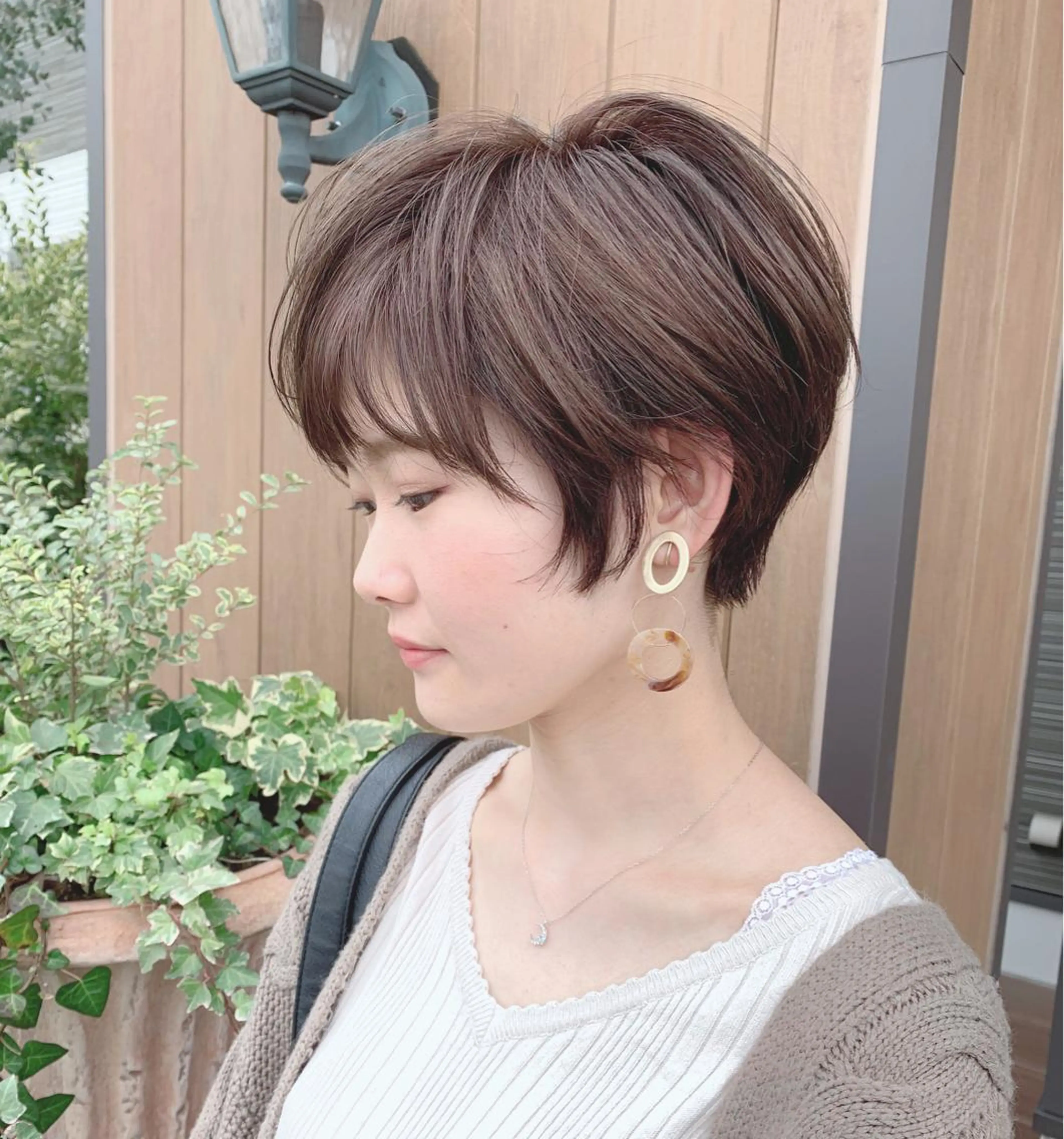 ショート 外国人風カラー ハイライト レイヤーカット graxi'    グラシー所属・ブリーチ/ハイトーン SERINAのヘアスタイル