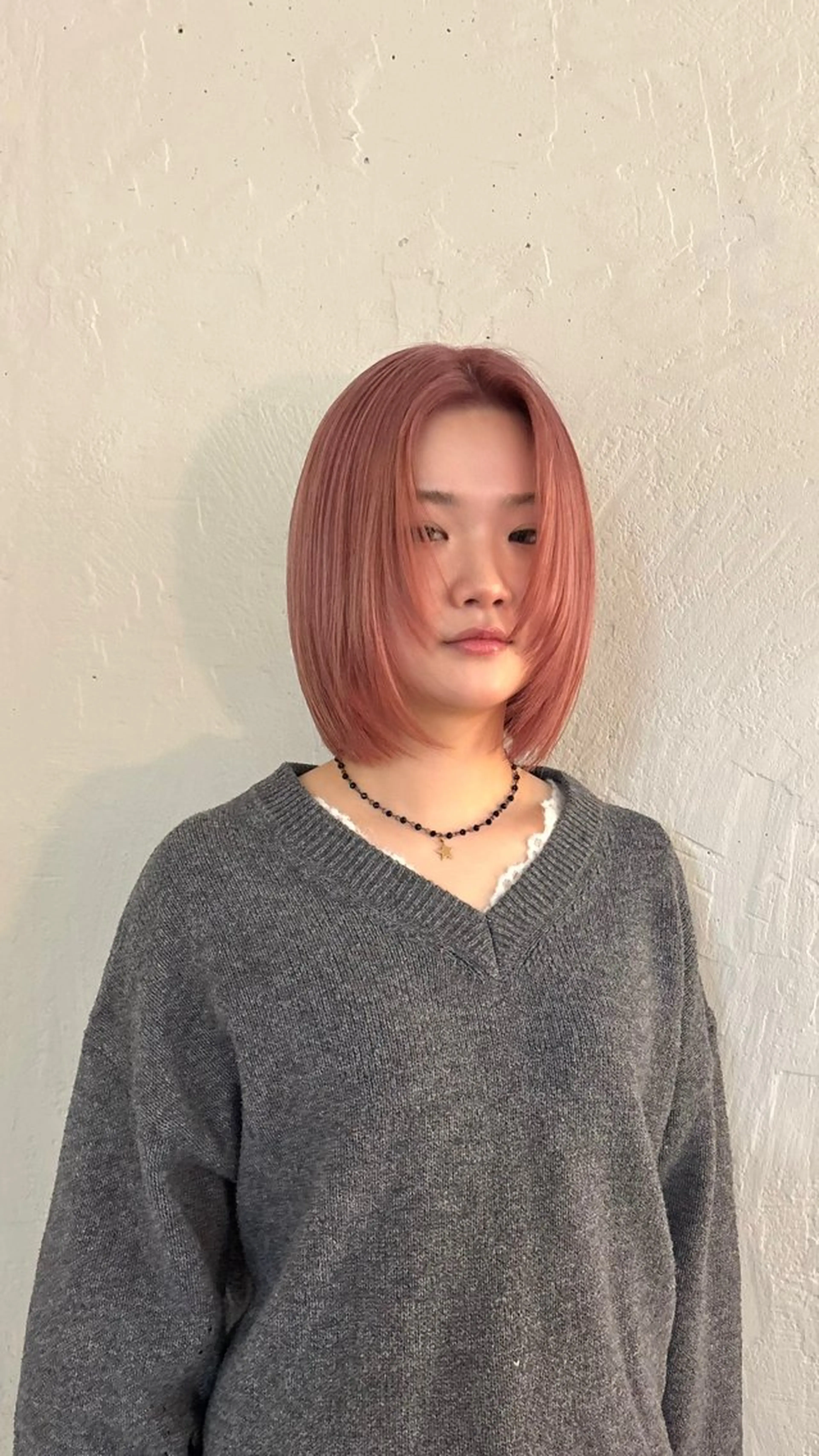 ミディアム ヘアカラー Ren /北堀江のヘアスタイル