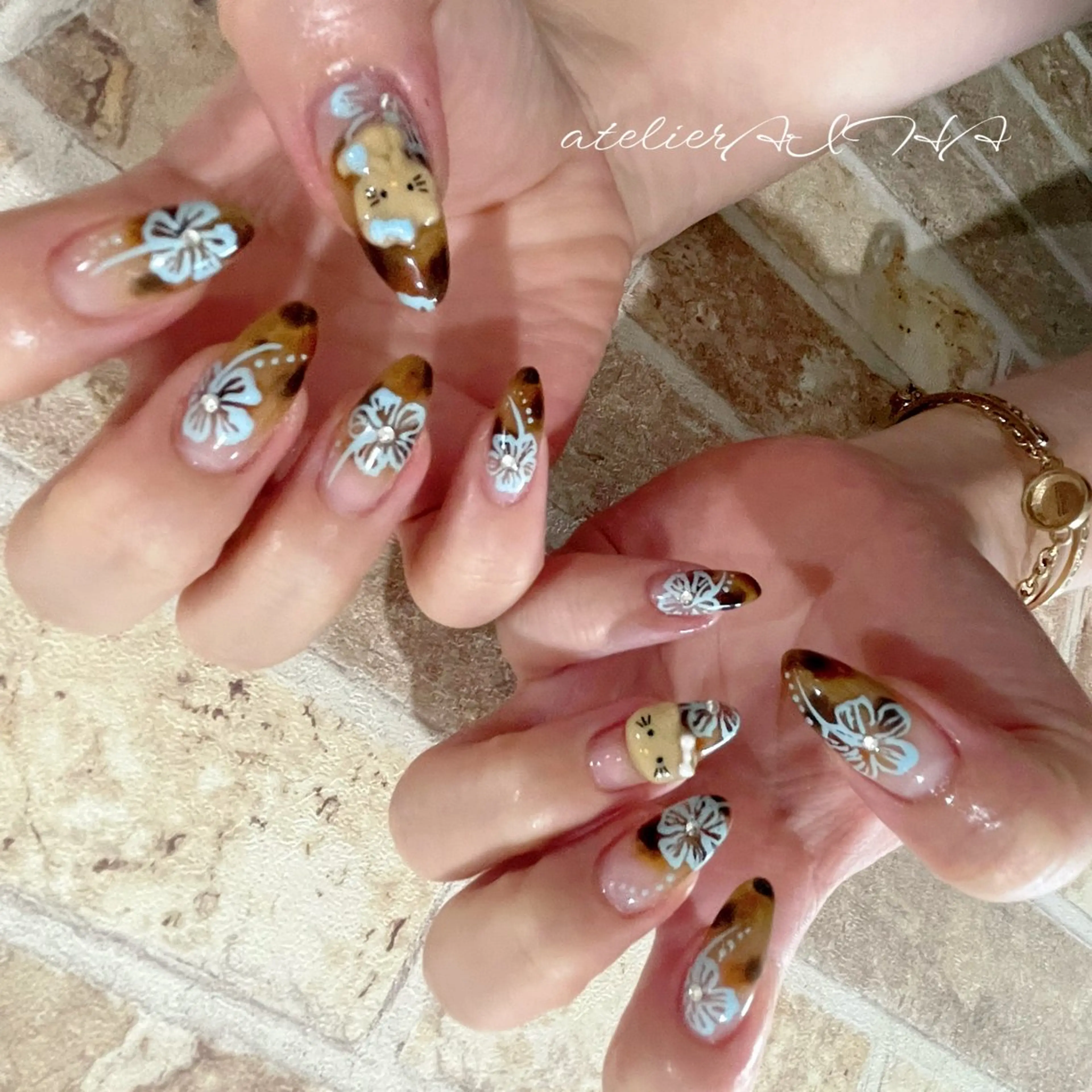 ネイル 持ち込み ハンドネイル アトリエAIHA★ フィルイン推奨サロンのネイルデザイン