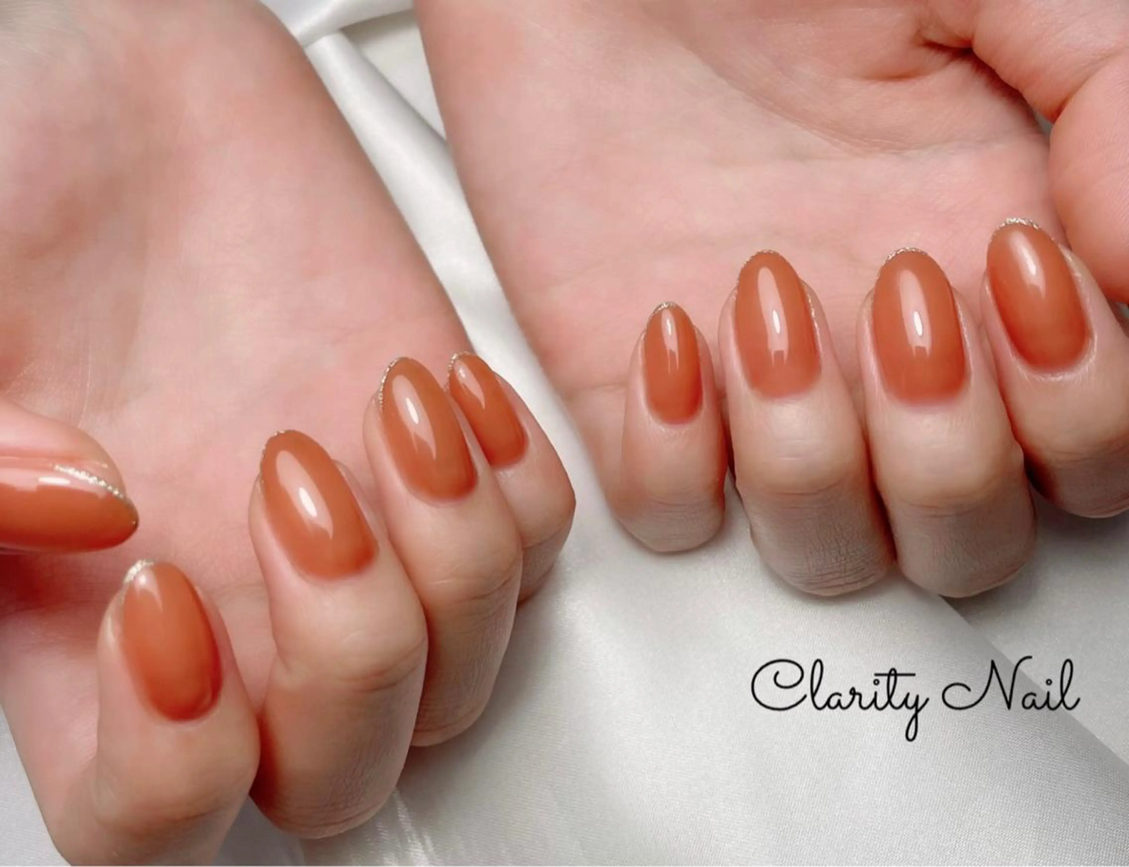 ネイル ラメ(グリッター) ワンカラーネイル ハンドネイル Clarity Nailのネイルデザイン