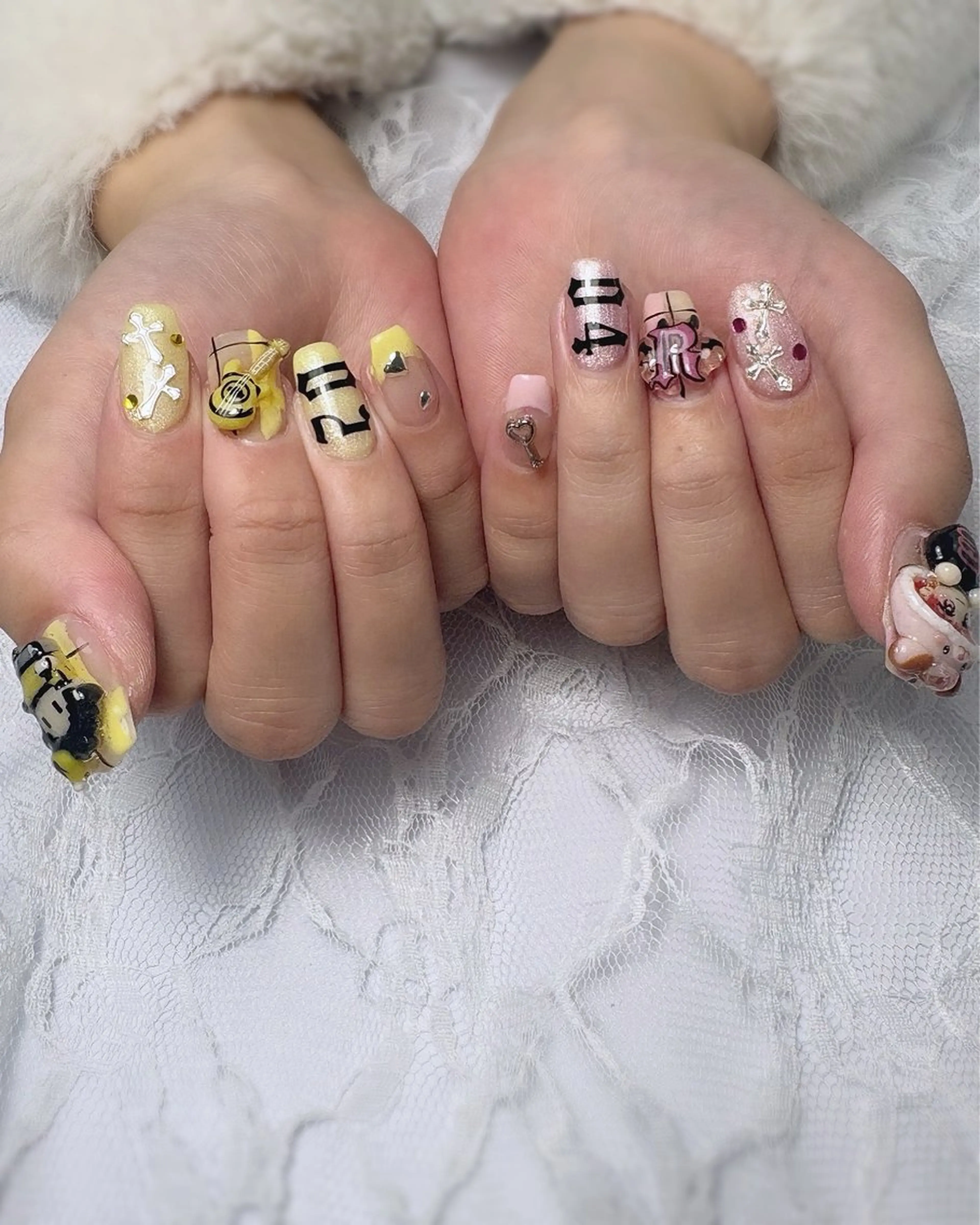 ネイル 持ち込み ハンドネイル nailsalon Ecliaのネイルデザイン