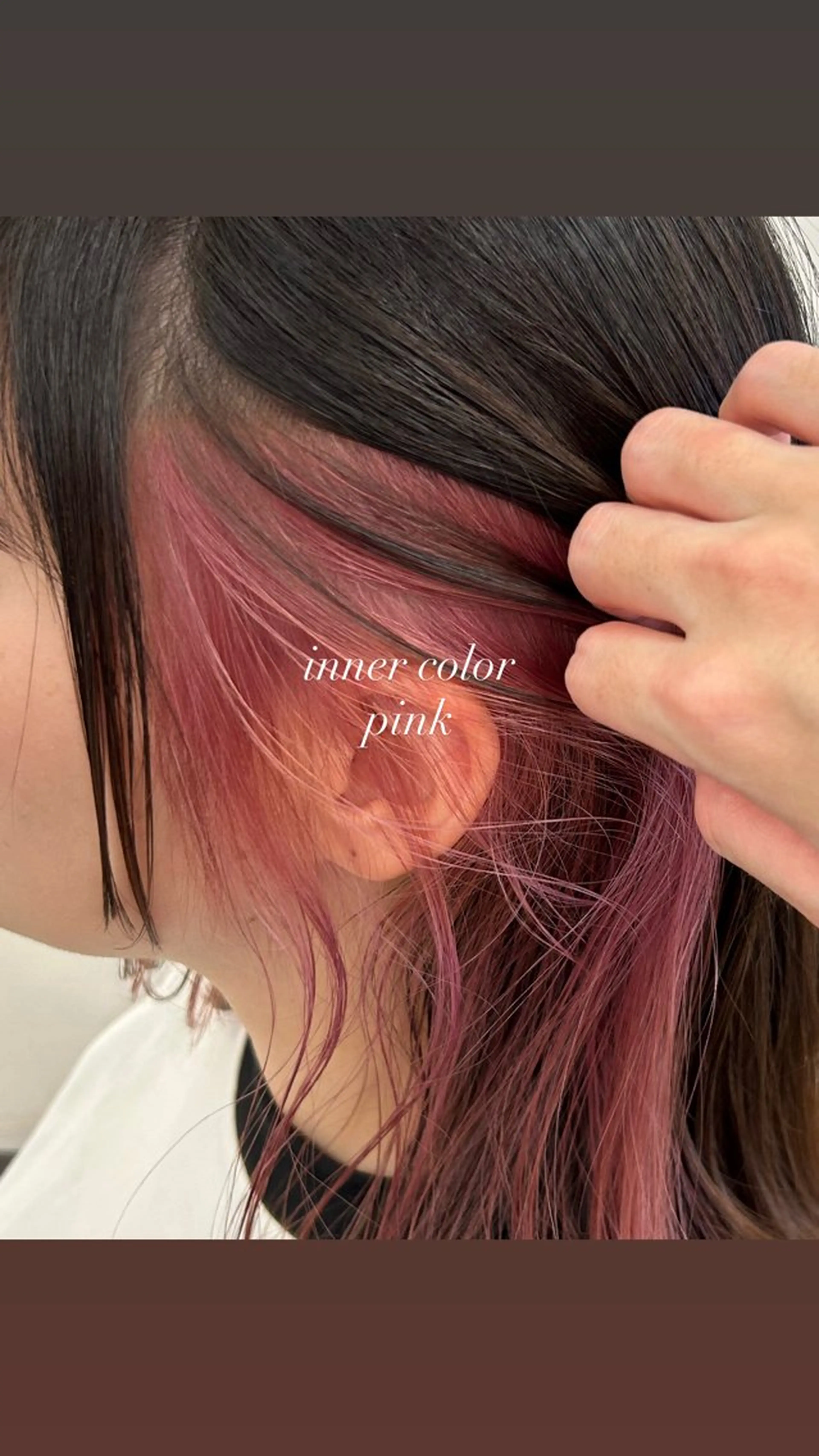 ミディアム カラー インナーカラー ピンクカラー ボブ くびれヘア カット ヘアカラー トリートメント 池袋/レイヤー/ 顔まわり/taigaのヘアスタイル