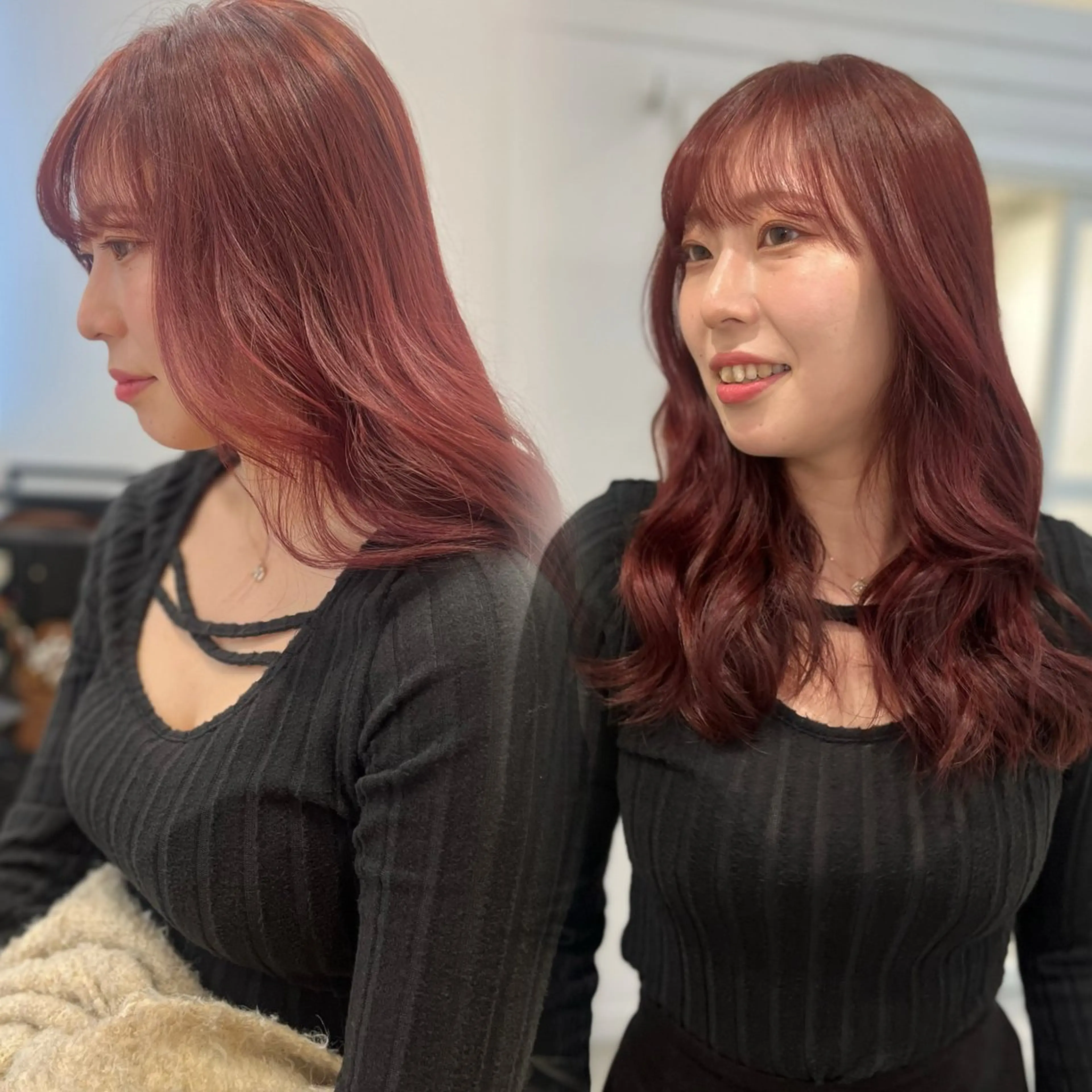 ロング カラー ブリーチ ブリーチなしカラー 髪質改善 ロング トリートメント 【ただの天才 🎨】のヘアスタイル