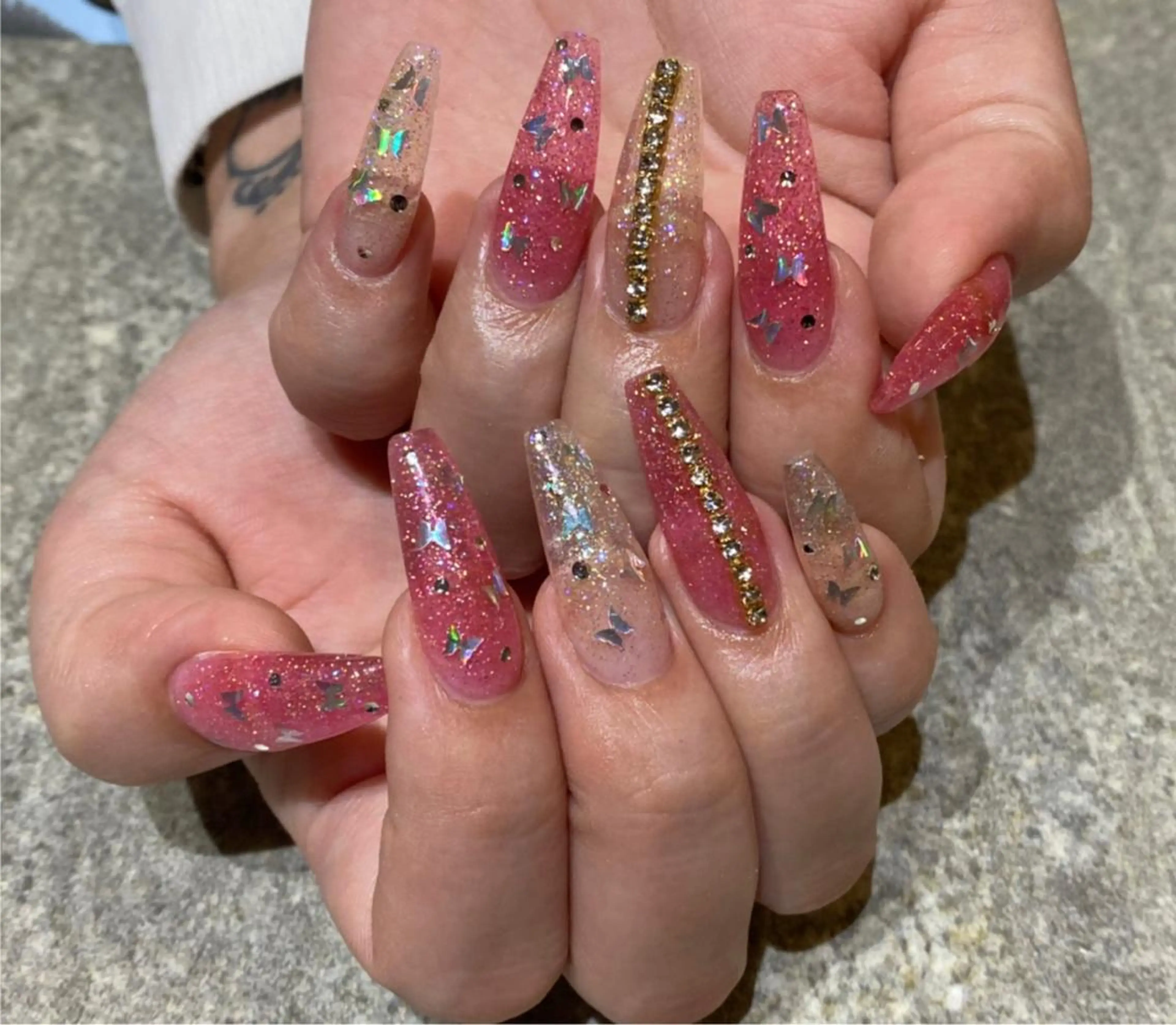 チップ長さだし ストーン付け放題🥂オフ込の写真