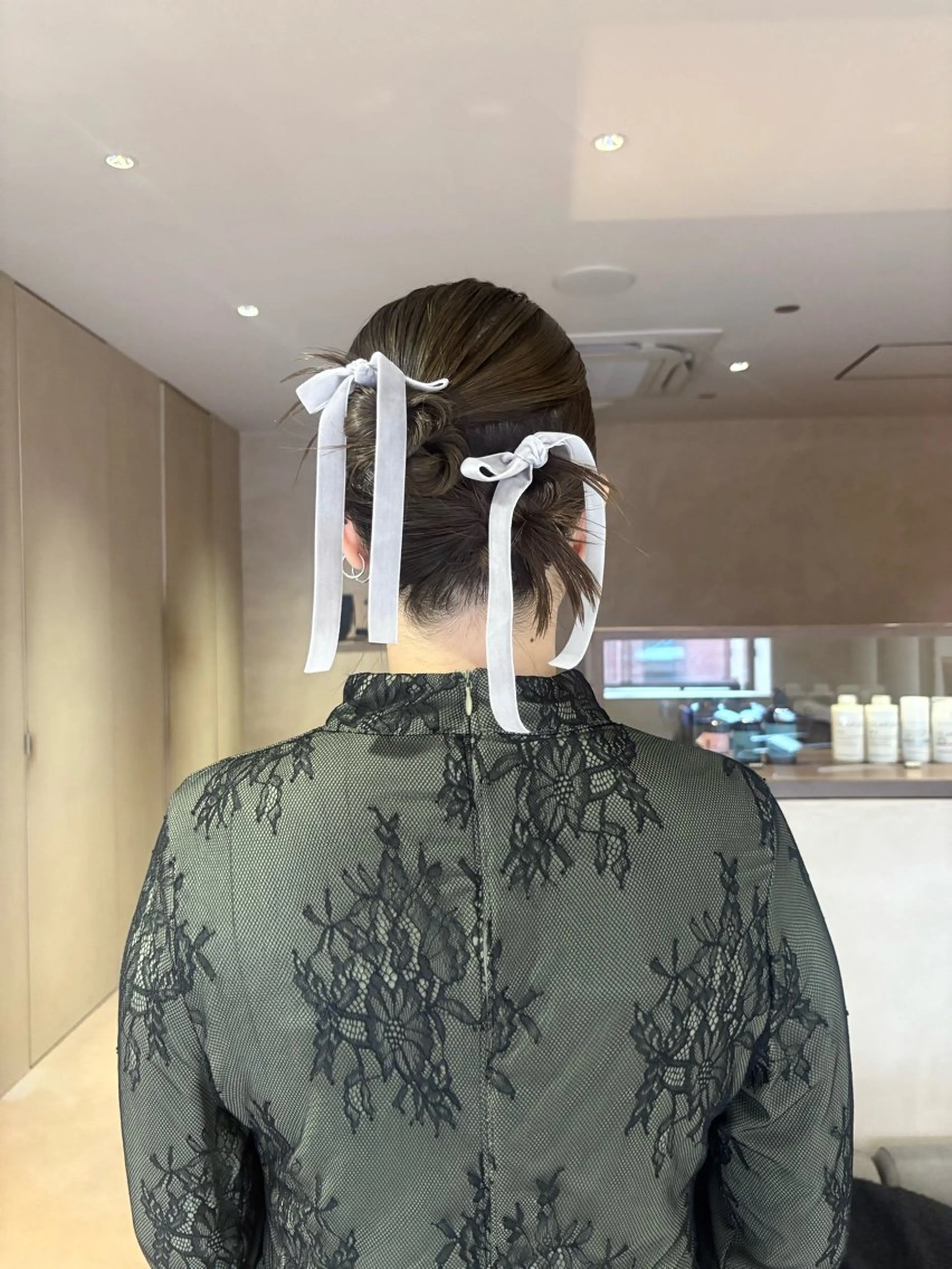 ヘアアレンジ ヘアセット ボブ/ヘアセット 結婚式卒業式アレンジのヘアスタイル