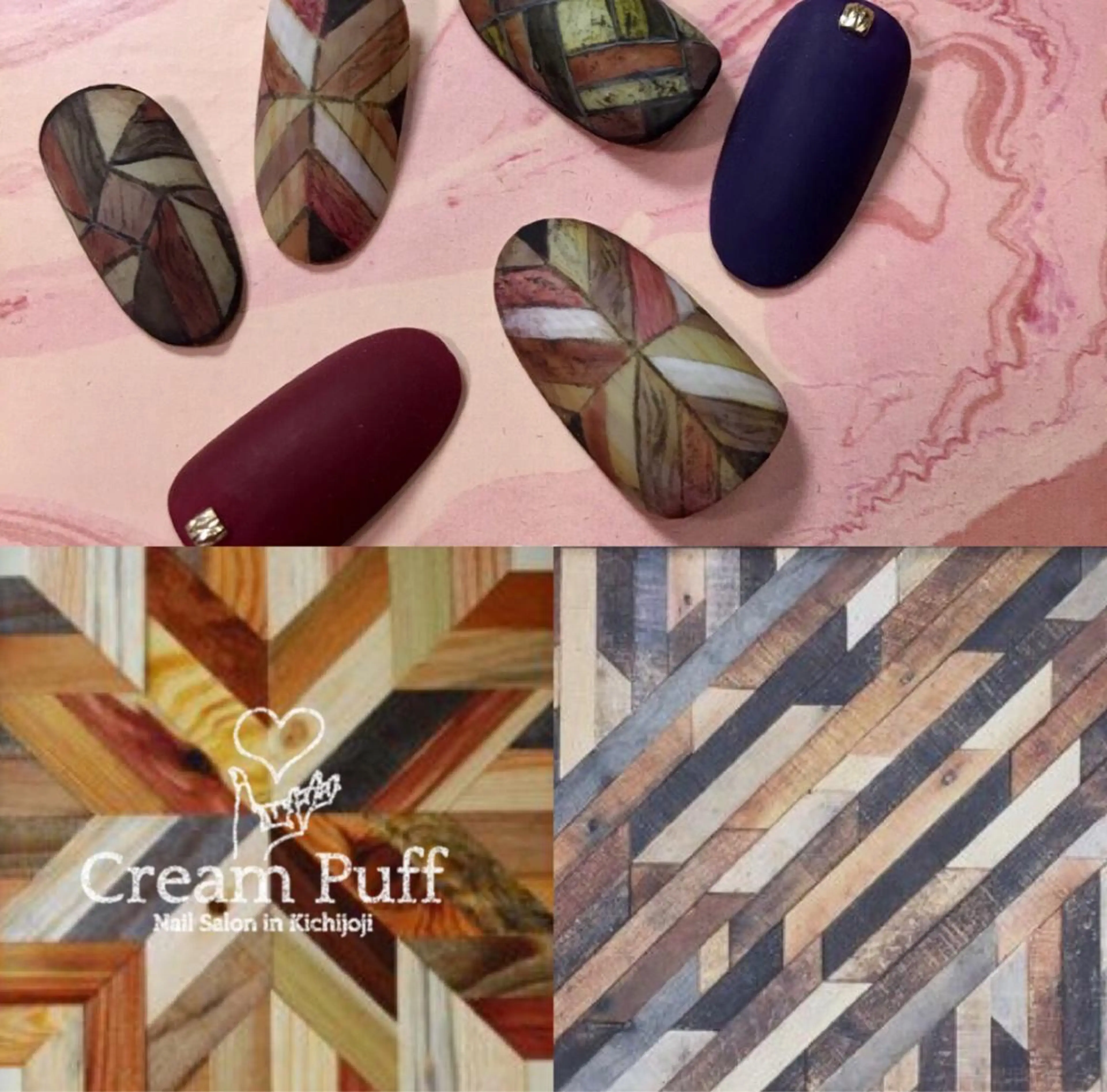 ネイル アートネイル マットネイル HAMANO MIKAのネイルデザイン