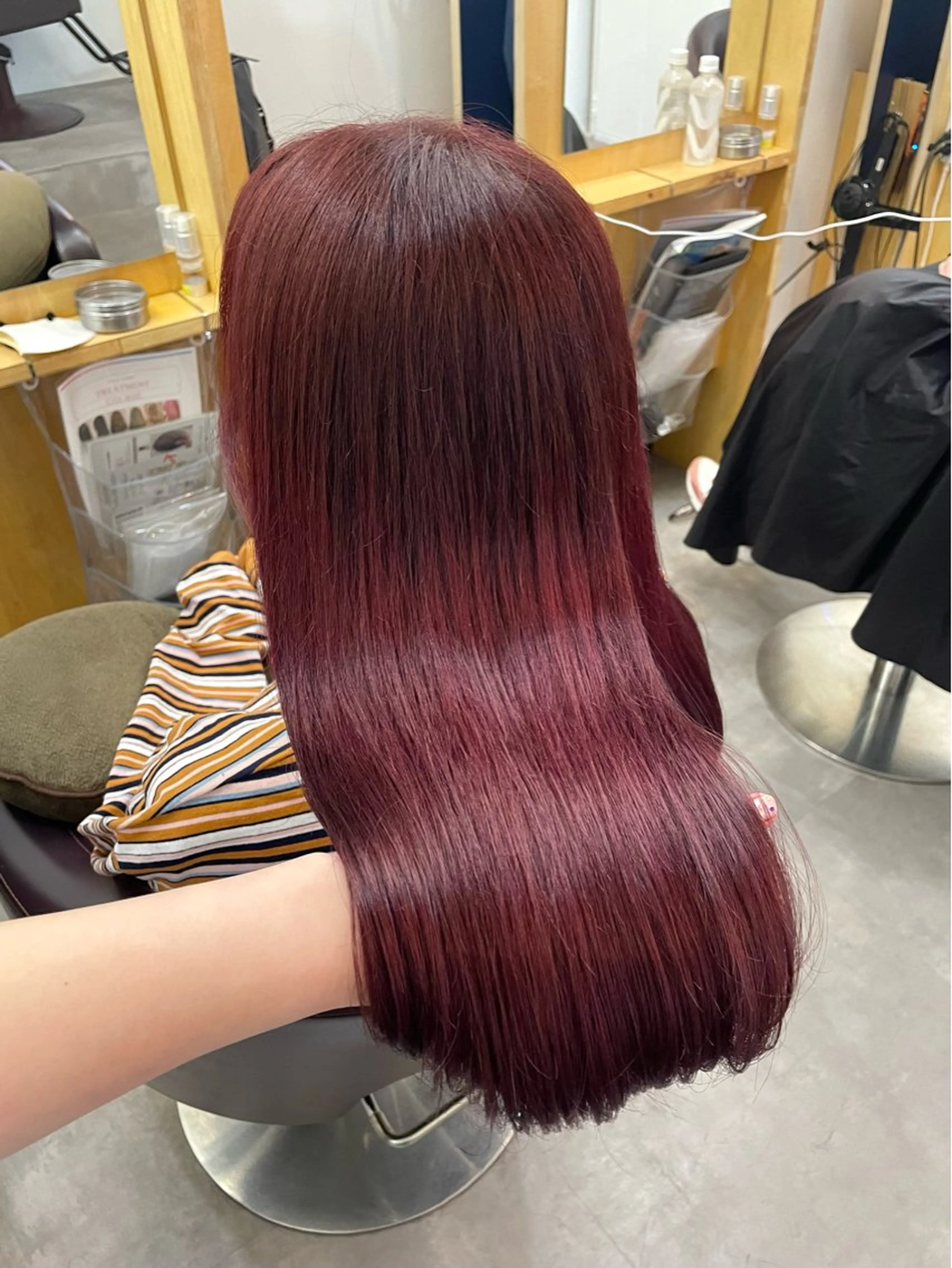 ワンカラー+超音波トリートメント💖の写真