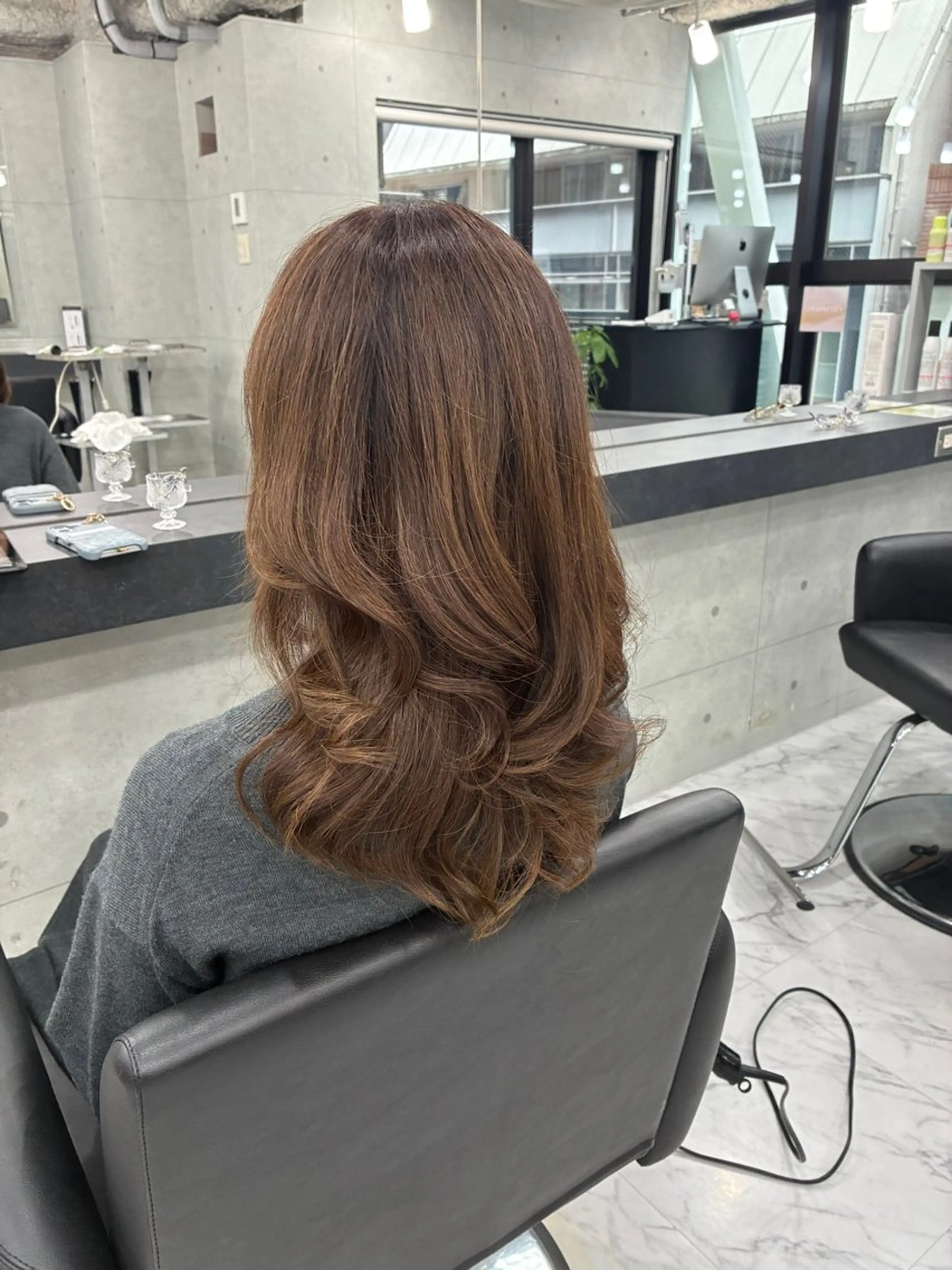 ロング カット ヘアカラー Endearing 北澤那未🌟銀座のヘアスタイル