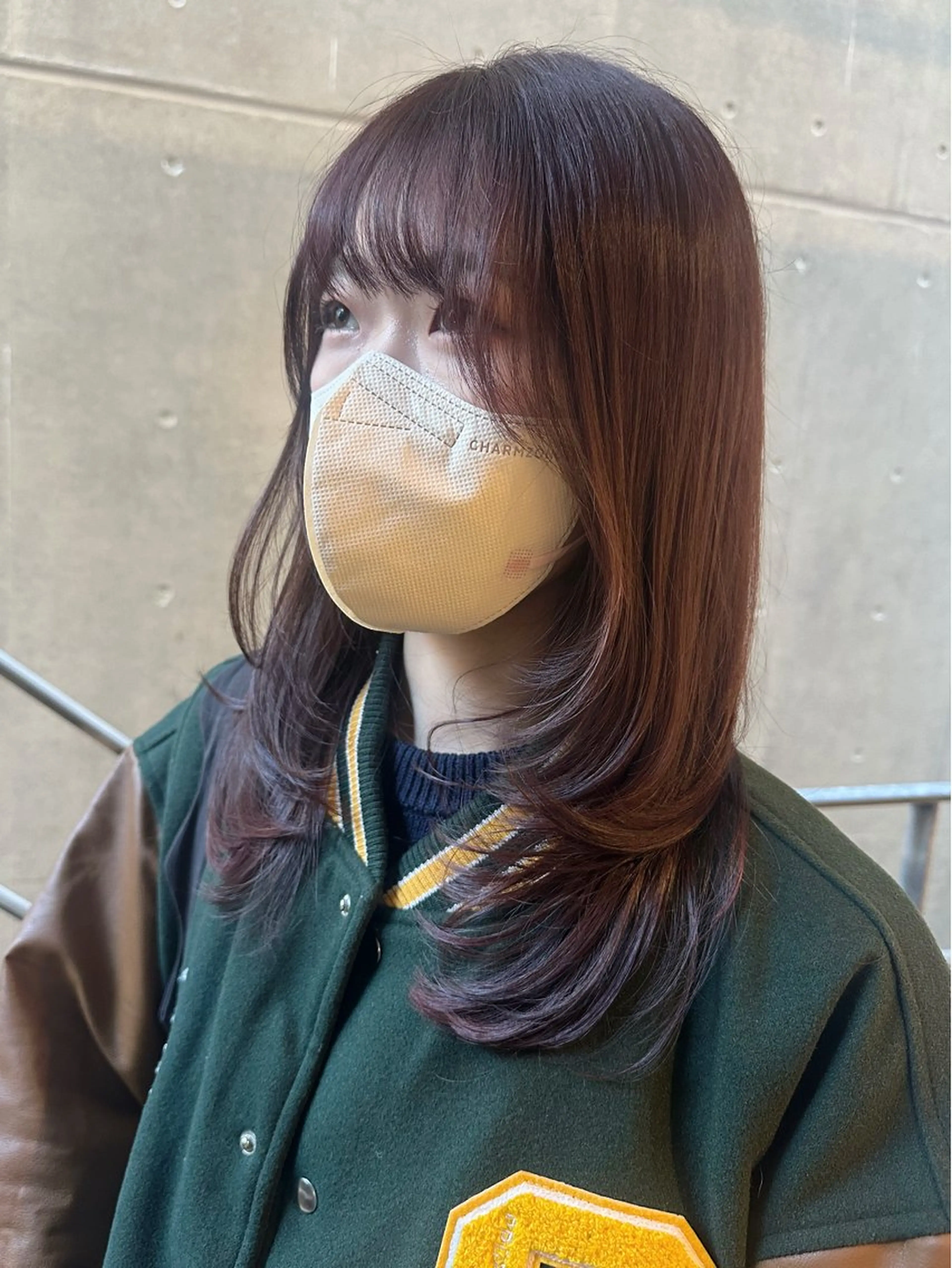 セミロング レイヤーカット カット ヘアカラー トリートメント 髪質改善/韓国風 レイヤー/田村祐樹のヘアスタイル