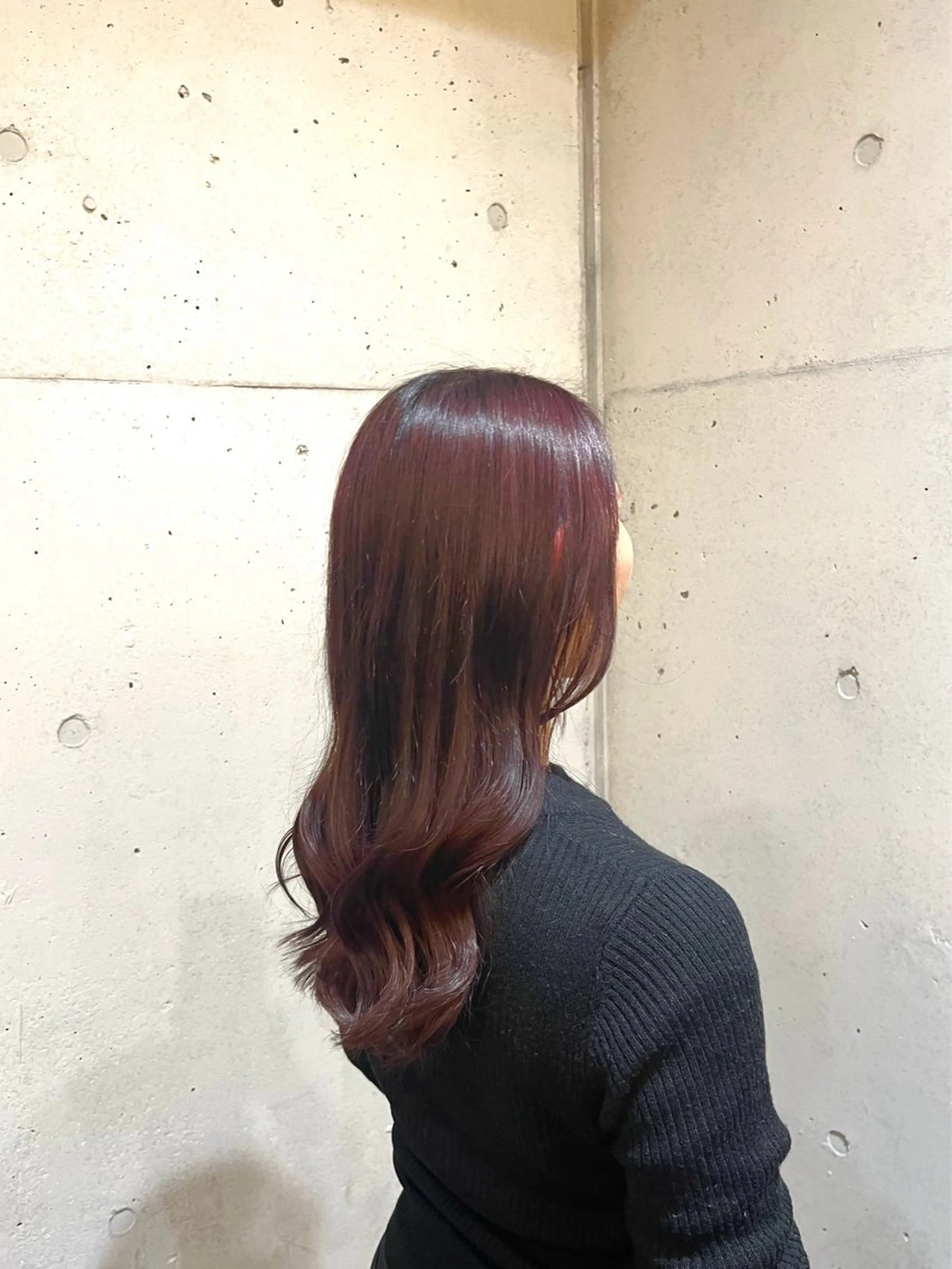 セミロング カット ヘアカラー トリートメント ハイトーン/ボブ/ 髪質改善🦖mahoのヘアスタイル