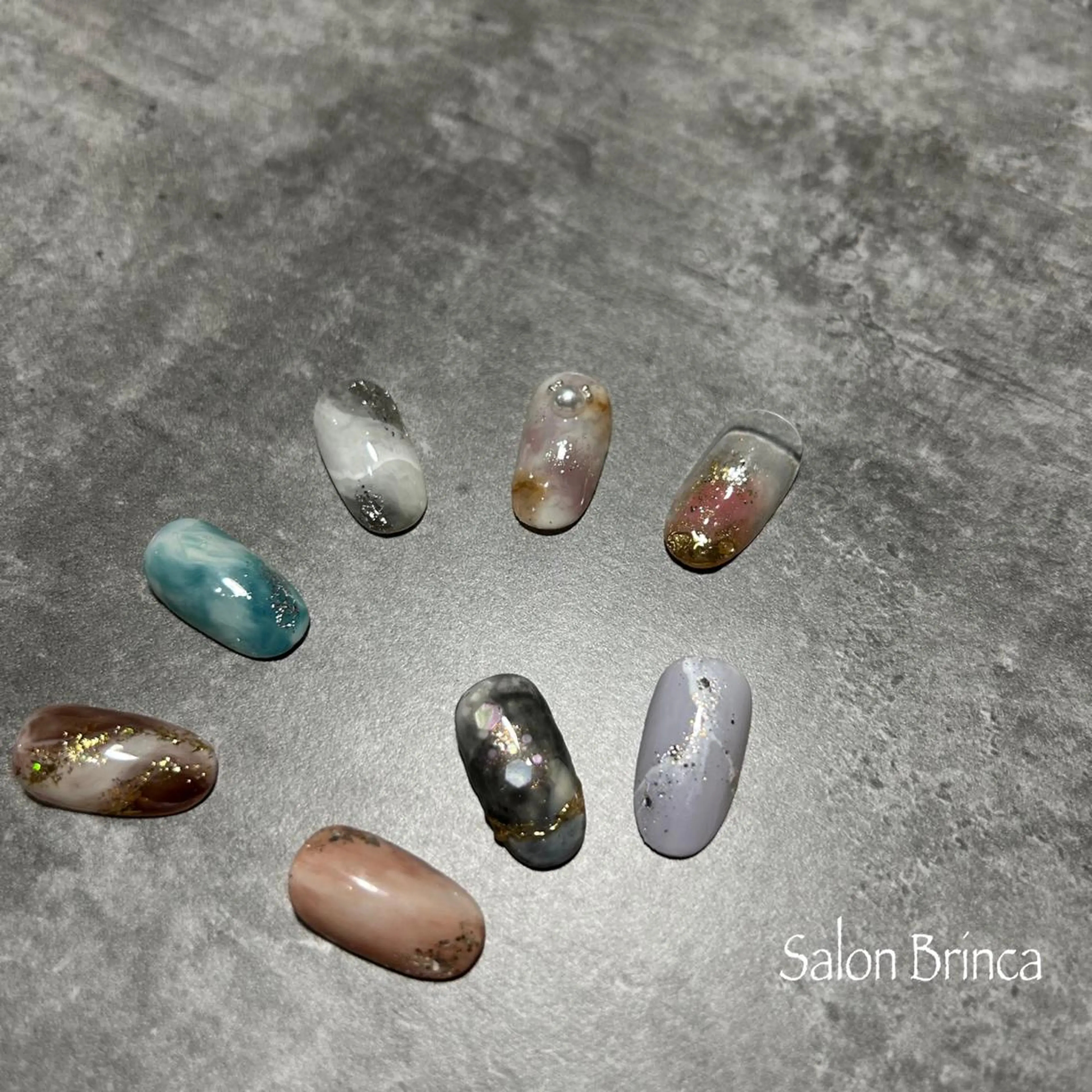 ネイル アートネイル ニュアンスネイル Salon Brinca 中村のネイルデザイン