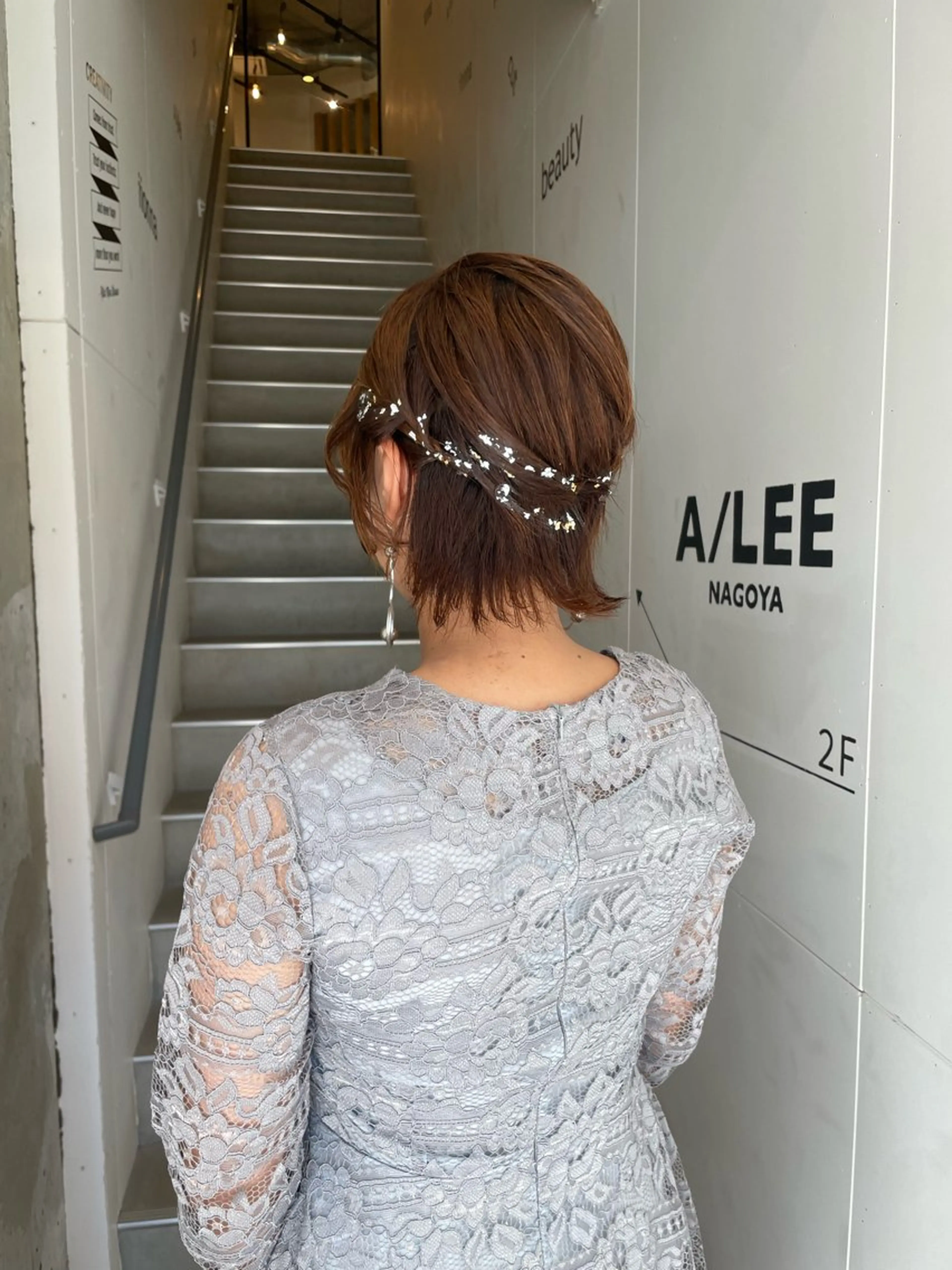 ショート ヘアアレンジ ショートヘア ヘアセット A/LEE所属・久保田 千尋のヘアスタイル