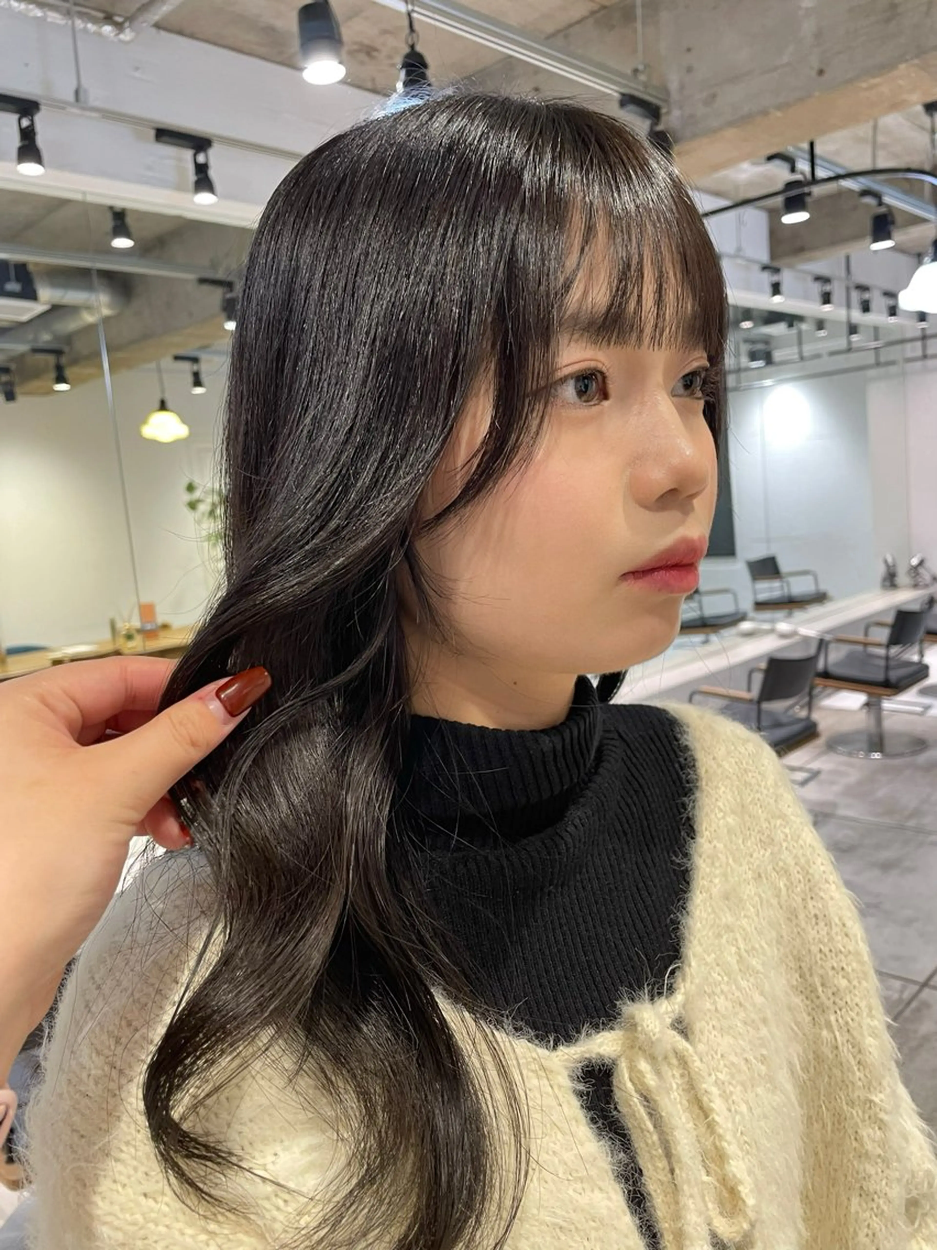 ロング カラー アッシュ 透明感カラー ユウナ🎀レイヤー/ 暖色カラーのヘアスタイル