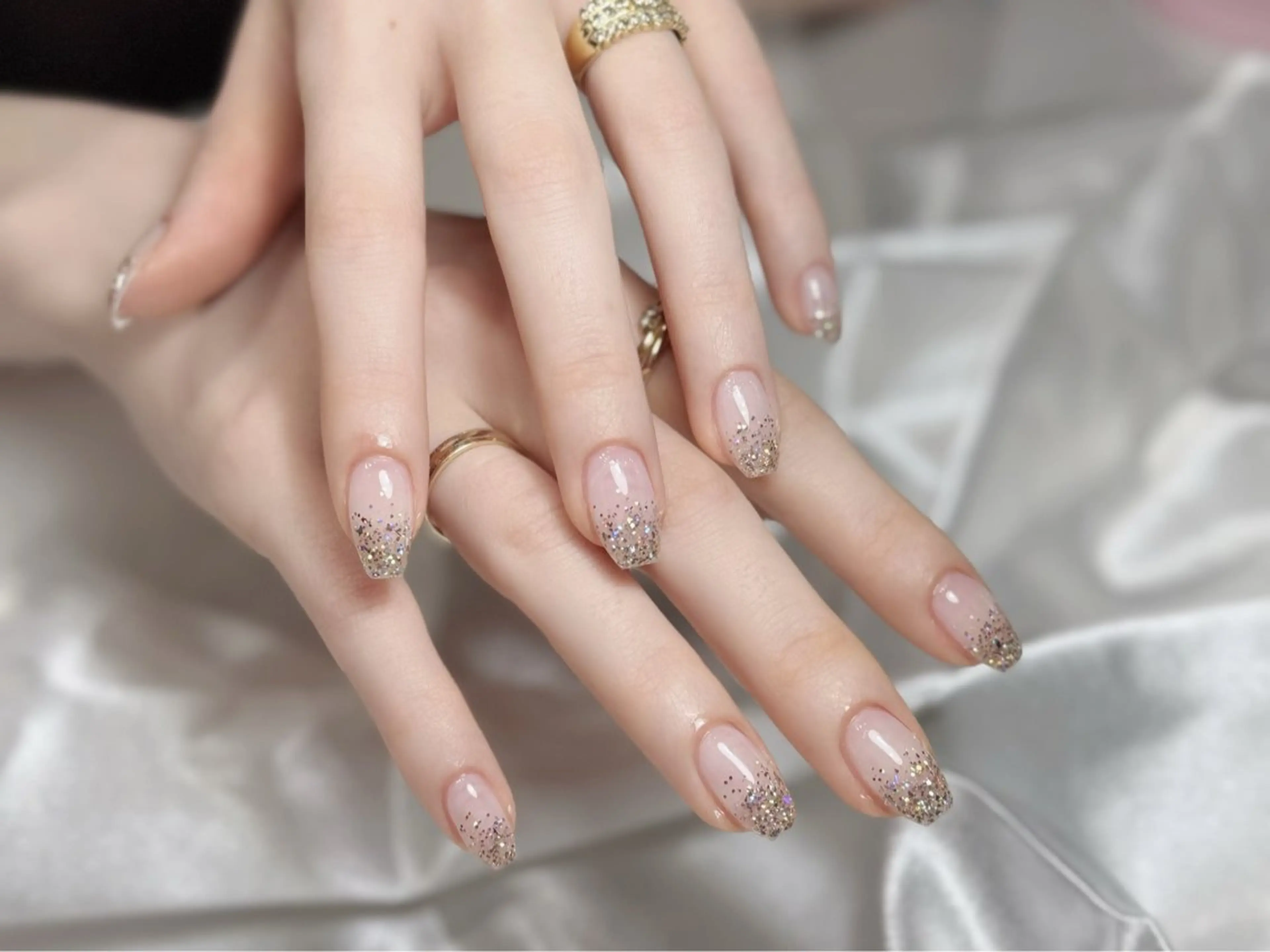 ネイル オーロラネイル チークネイル フットネイル フレンチネイル ジェルネイル ハンドネイル Nichi Nailsのネイルデザイン