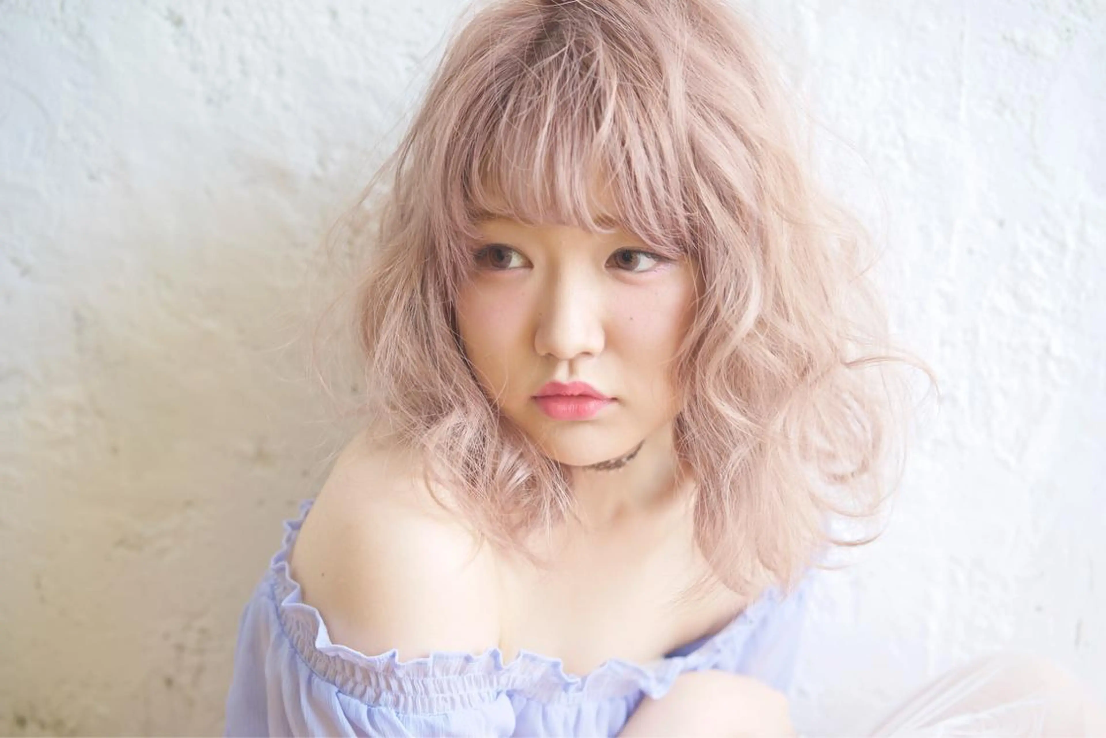 カラー ブリーチ ケアブリーチ ハイトーンカラー 元重 宣博のヘアスタイル