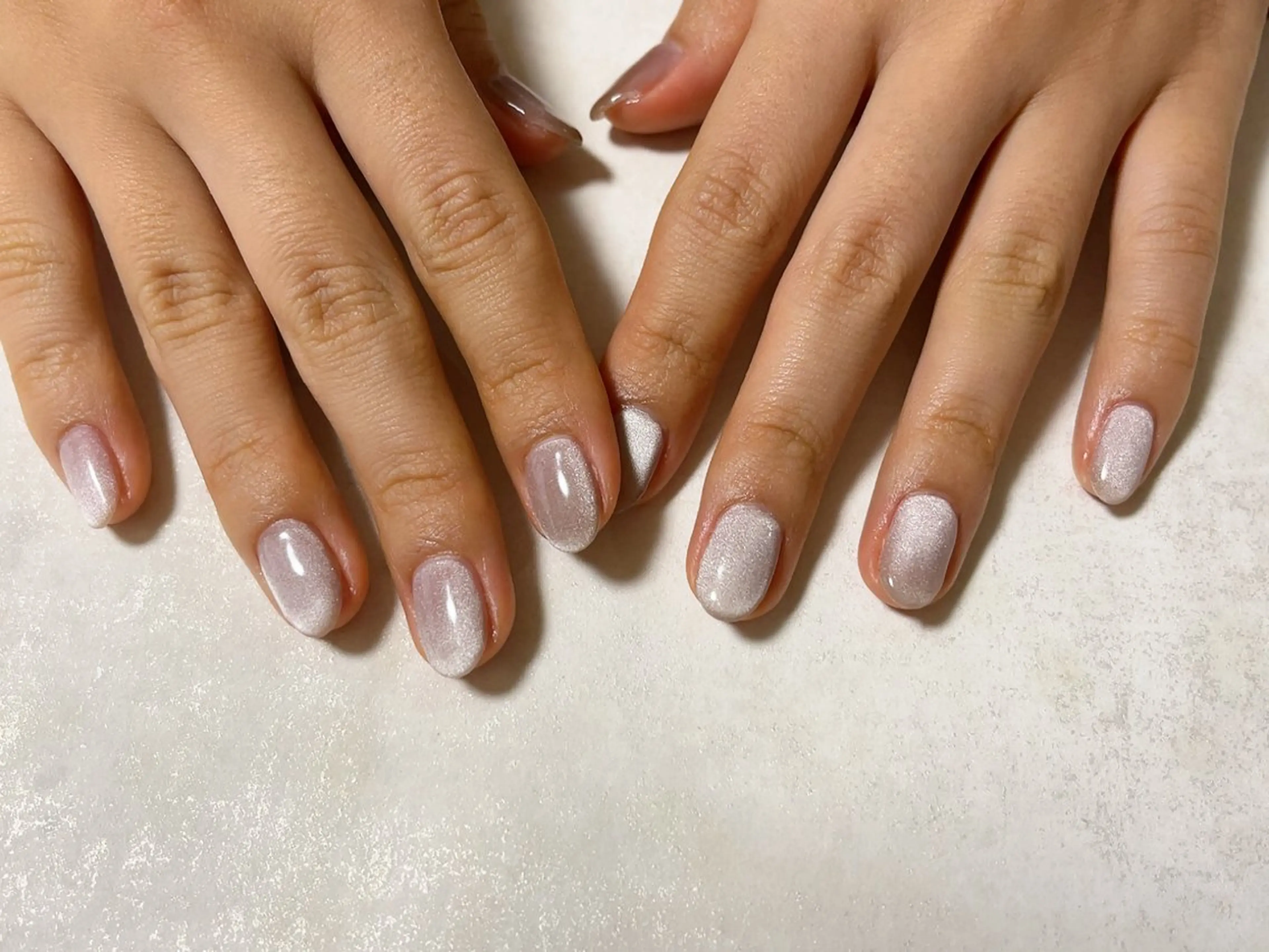 ネイル オーロラネイル フットネイル フレンチネイル ジェルネイル 韓国ネイル ハンドネイル kiki nail &brow二子玉川の眉毛・アイブロウイメージ