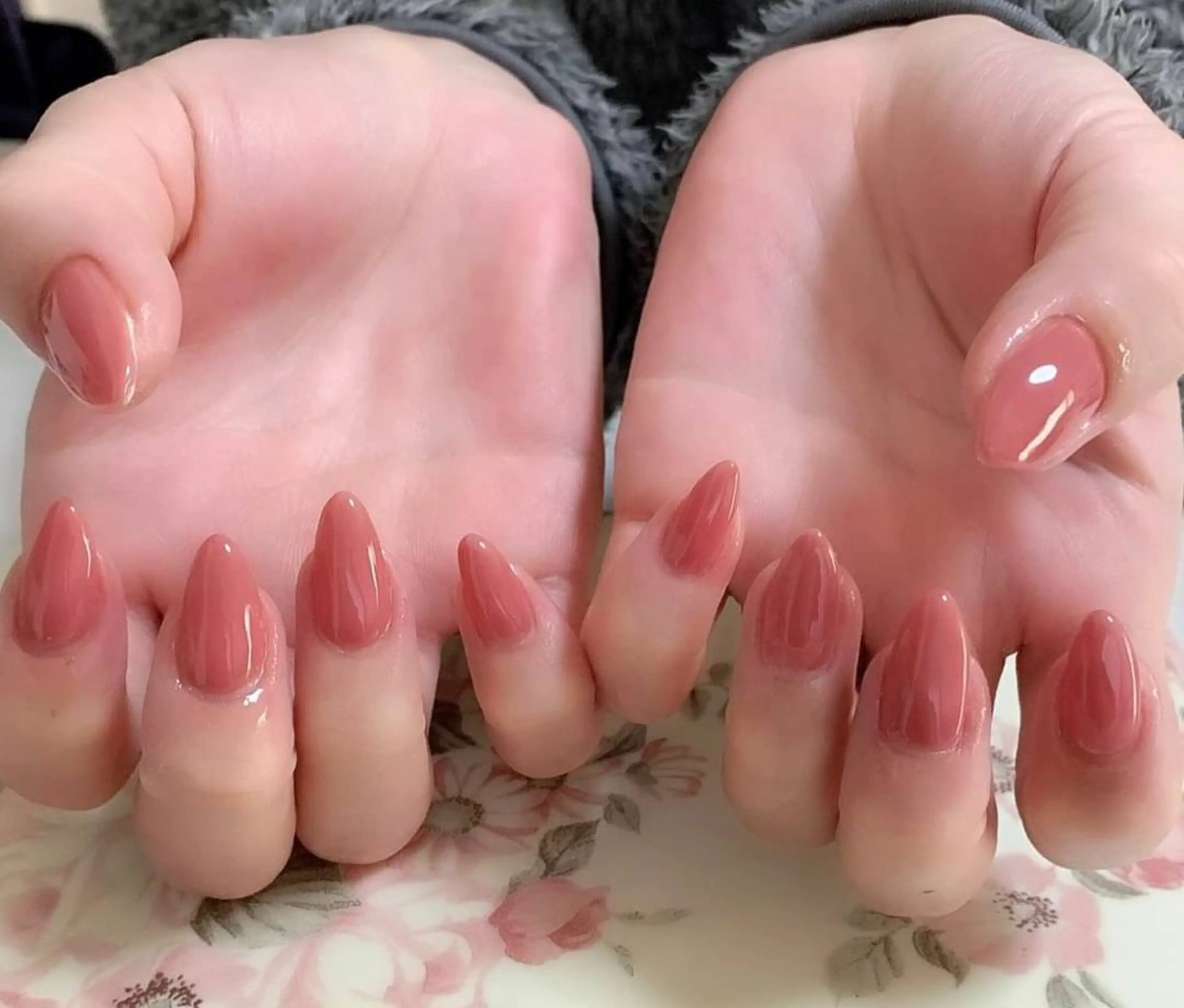 ネイル ワンカラーネイル ハンドネイル MHR nailのネイルデザイン