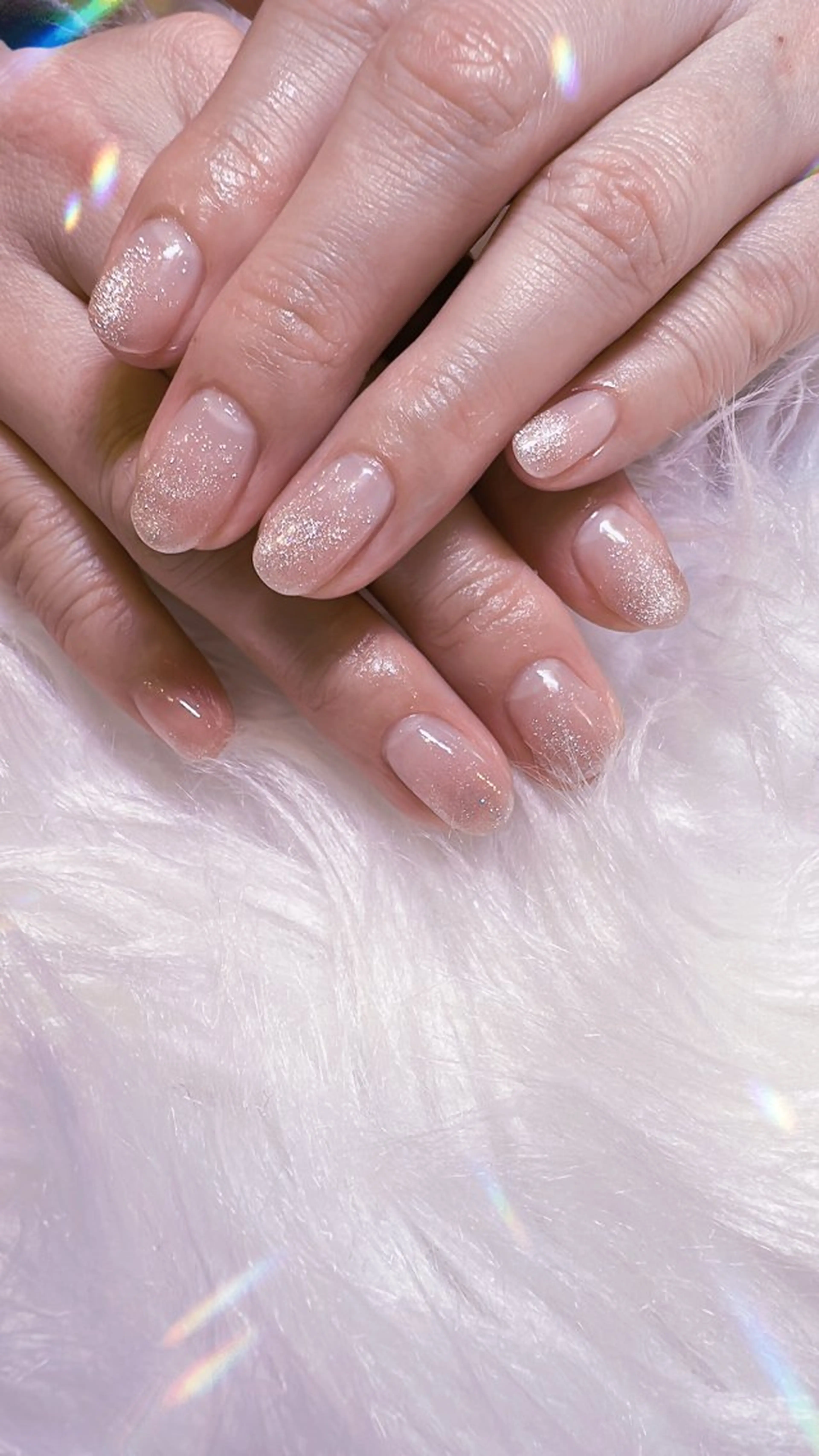 ネイル グラデーション マグネットネイル キュート ネイルのネイルデザイン