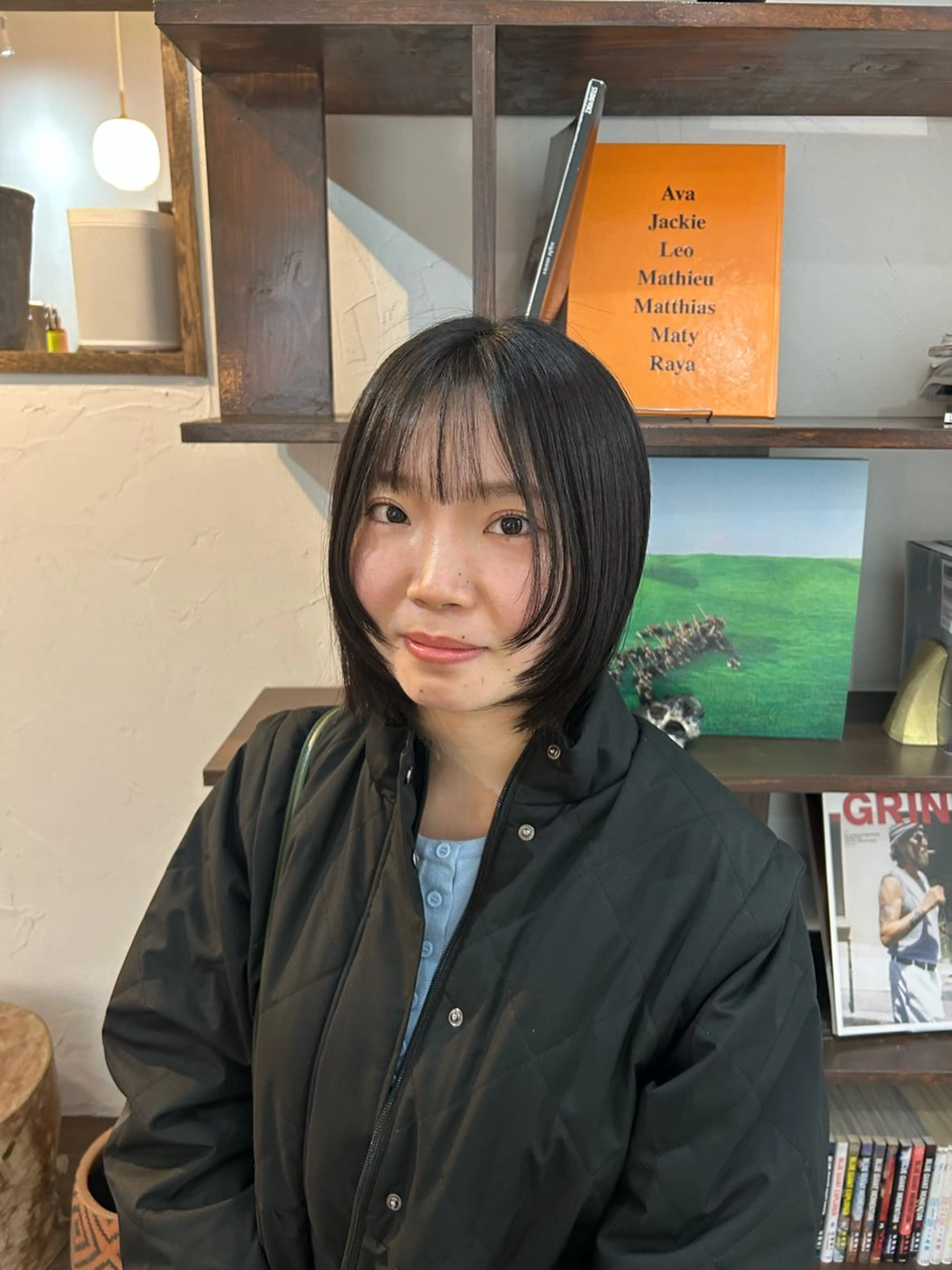 ミディアム カット ヘアカラー トリートメント MOMOKA💫 YARD【学芸大学】のヘアスタイル