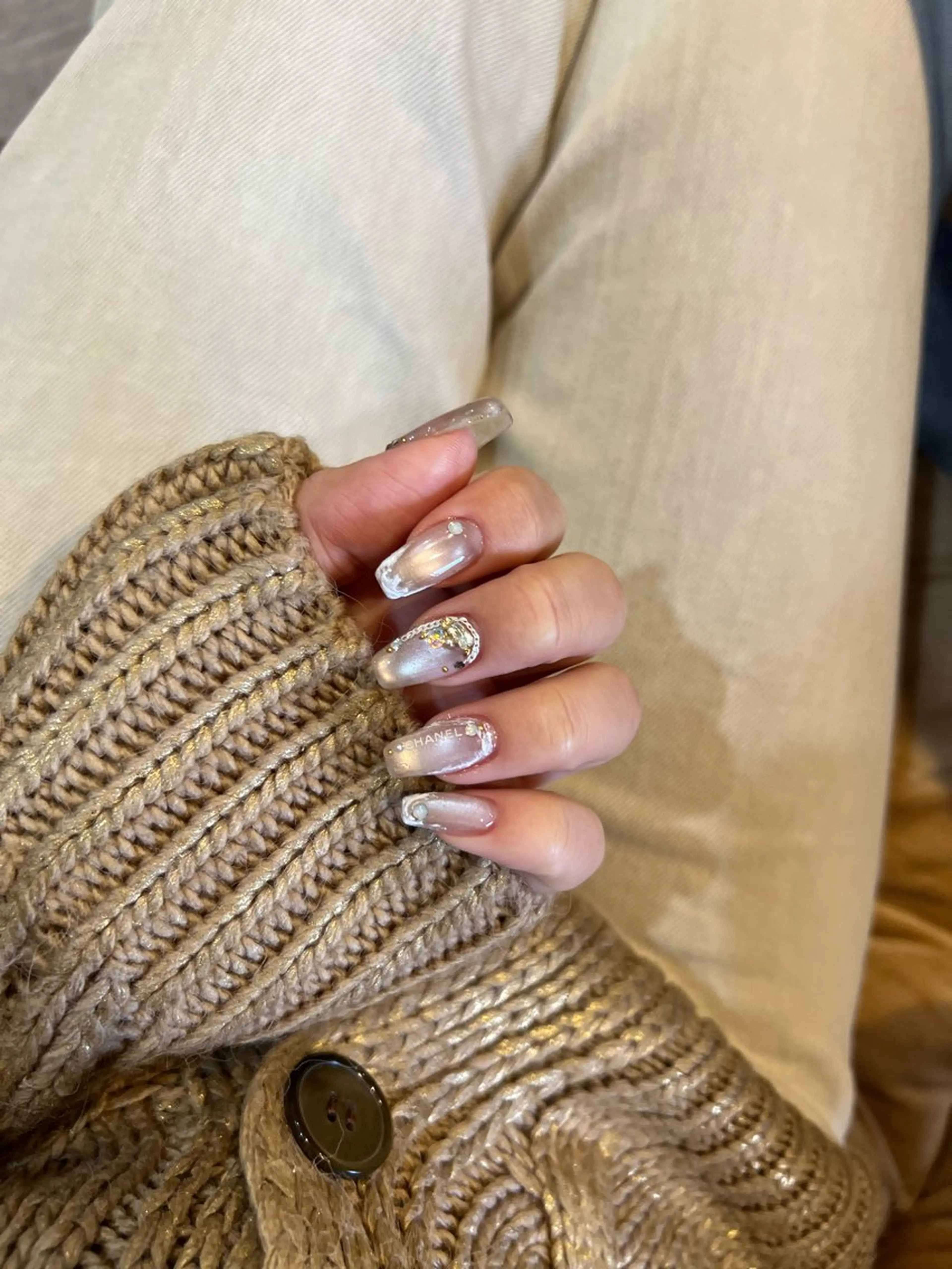 ネイル 持ち込み ニュアンスネイル ハンドネイル ハンドケア Charme. NOBUKOのネイルデザイン