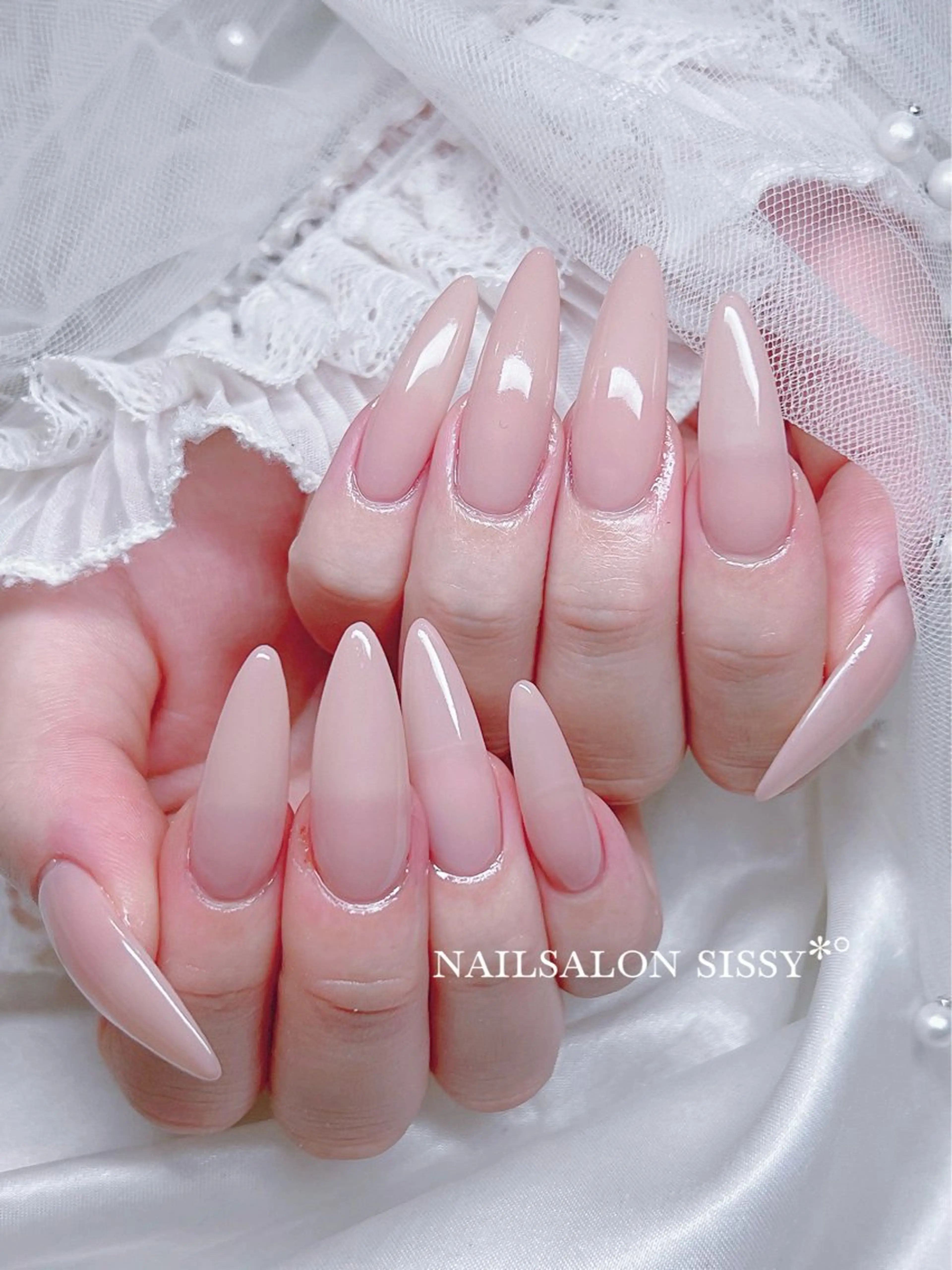 【4月minimo限定クーポン🎀】オフありチップ長さ出しワンカラーorラメグラデーションの写真