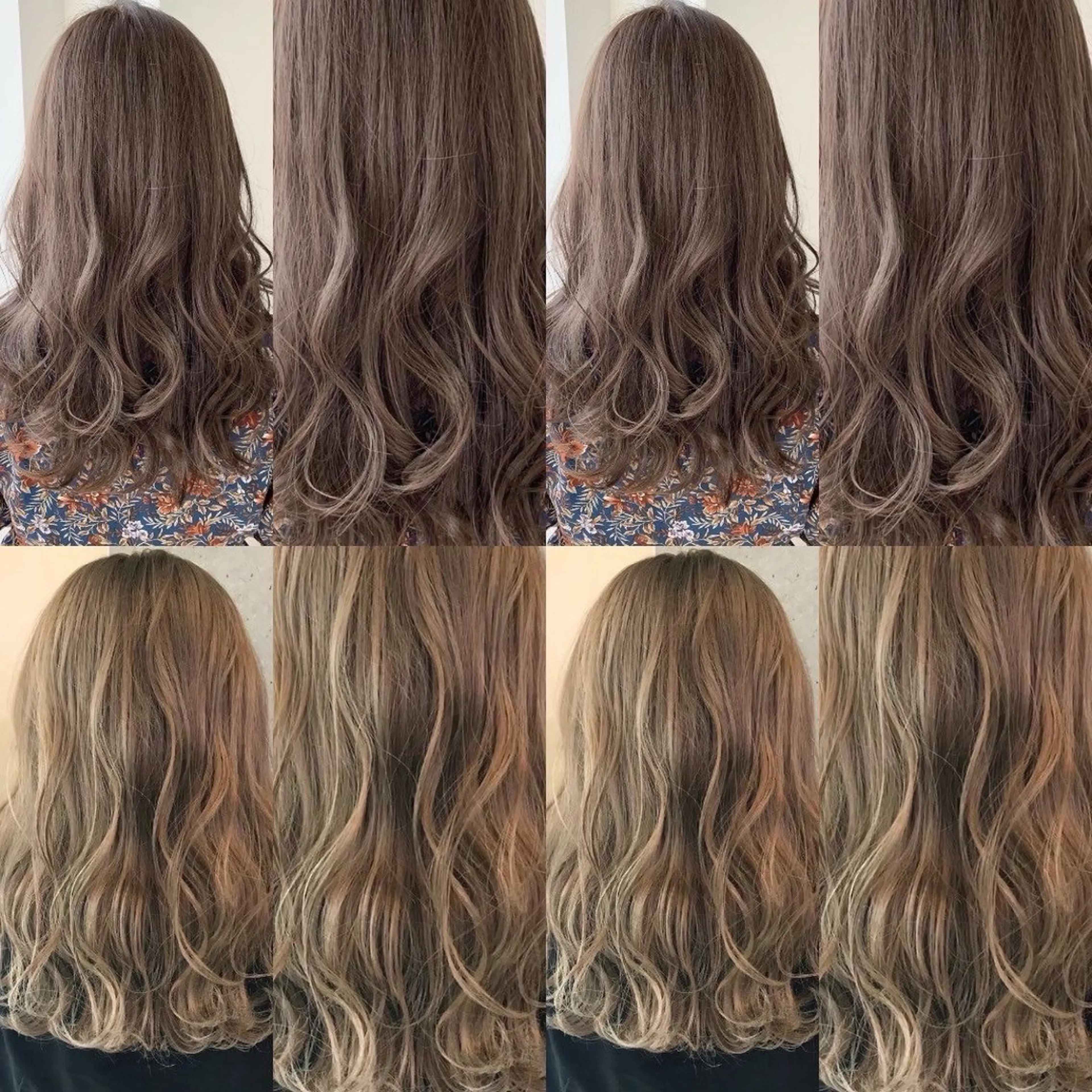 ロング カラー ヘアカラー ✨韓国艶髪✨ケア ブリーチ🫧アキラのヘアスタイル