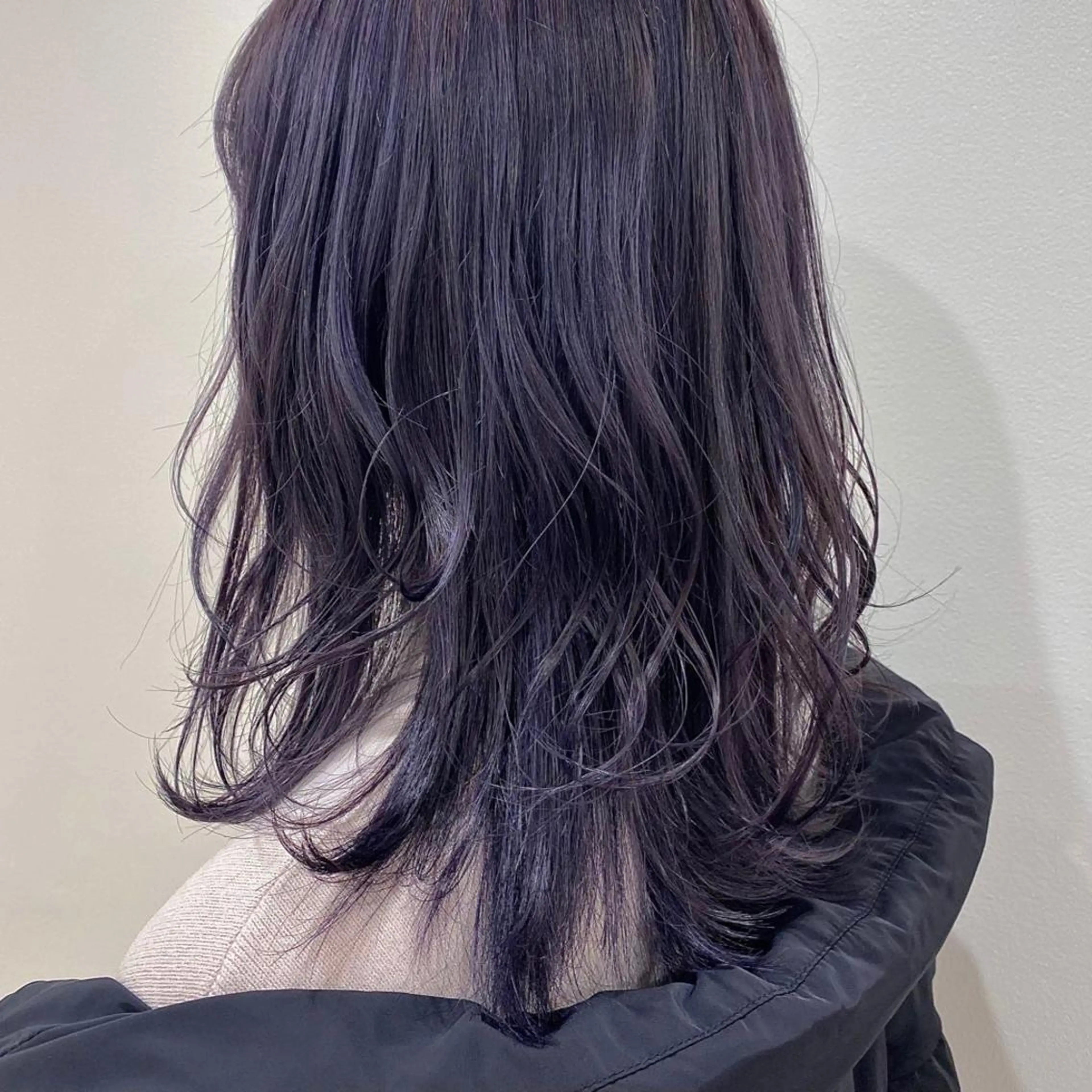 ミディアム カラー マンツーマン女性 美容師 奏のヘアスタイル
