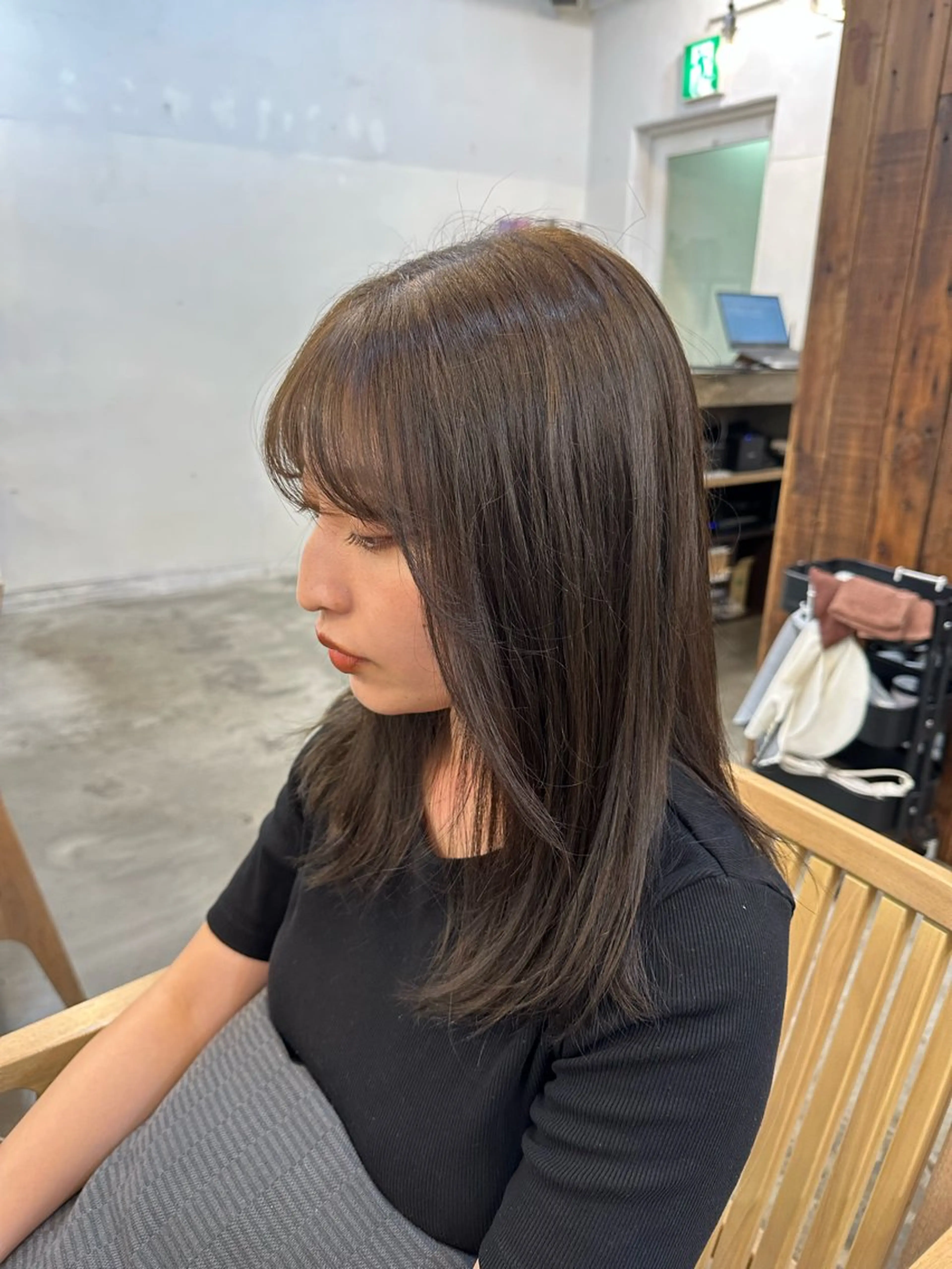 ミディアム カラー 横浜/メンズ特化/ Farbe/田中颯斗のヘアスタイル