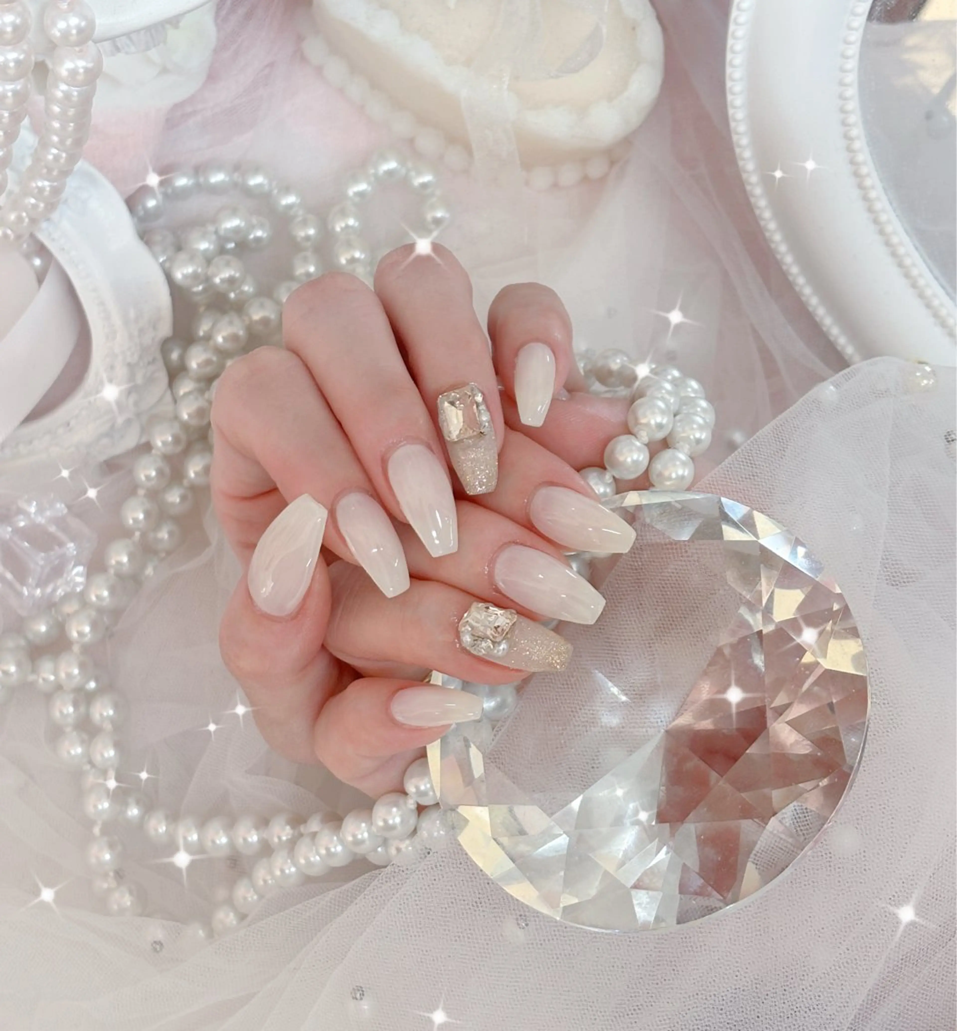 ショート ハンドネイル yin nailのネイルデザイン