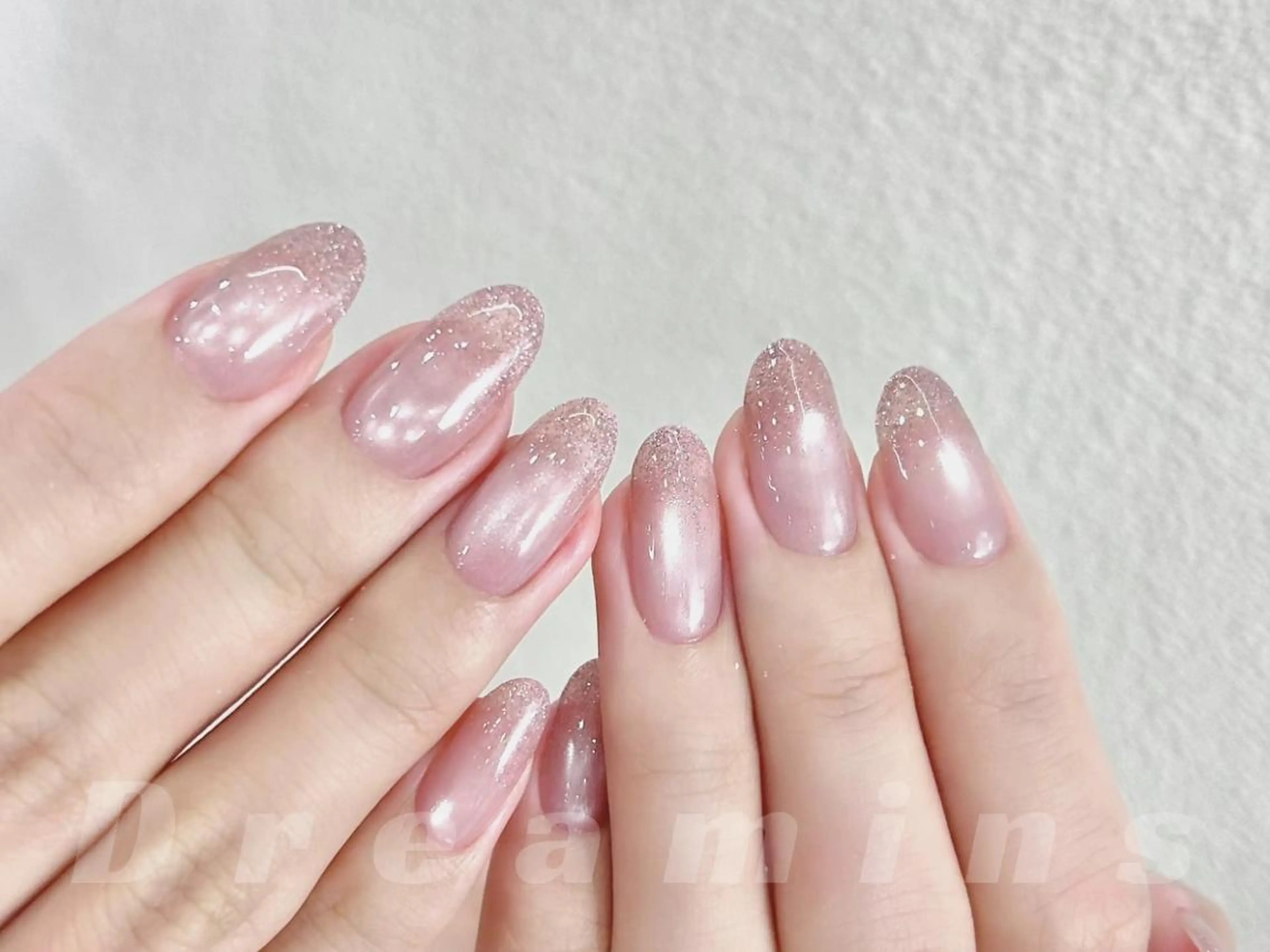 ネイル チークネイル 長さ出し フットネイル フレンチネイル ガラスフレンチ Nikoネイルサロン 本八幡店のネイルデザイン