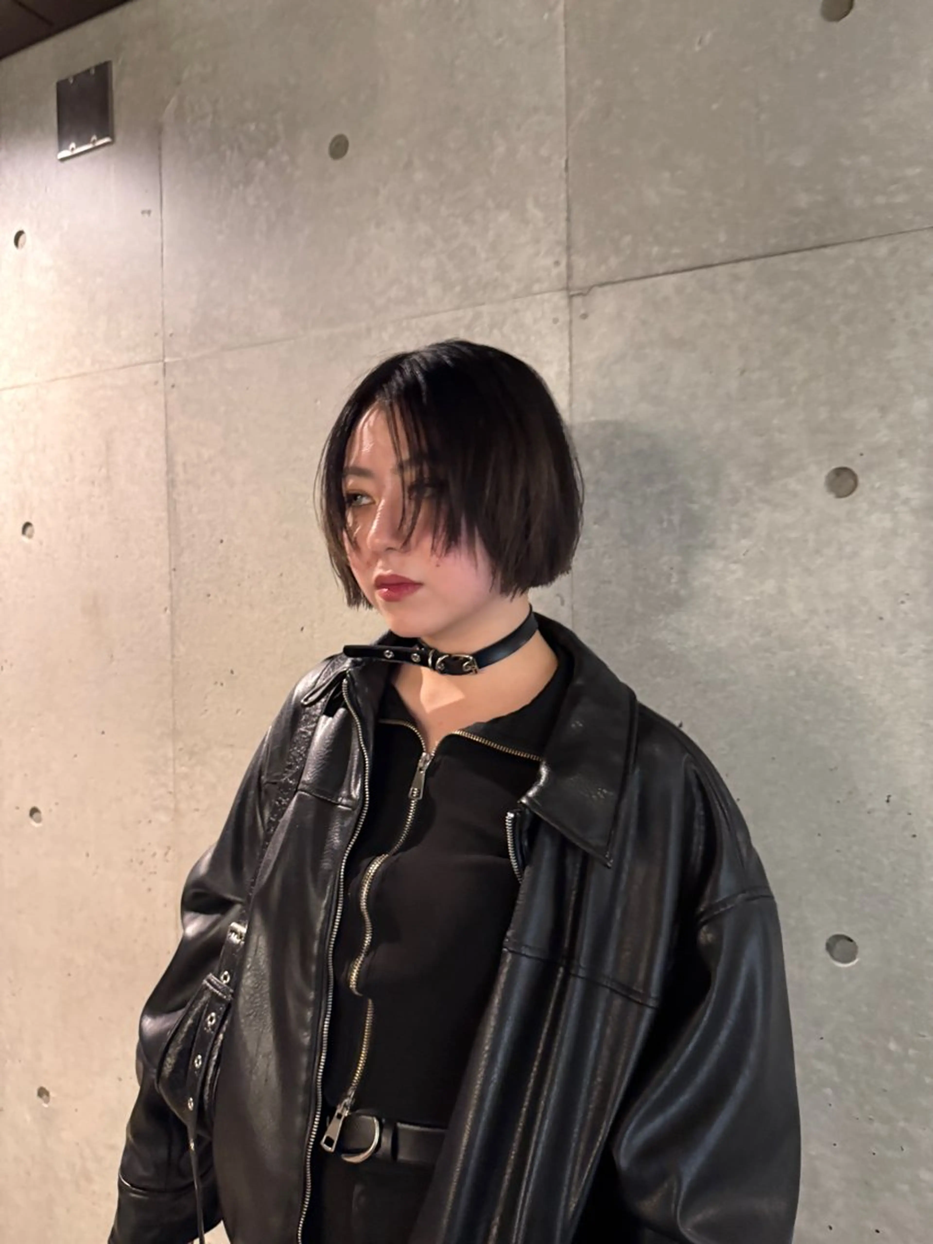 ショート カット casi所属・メンズパーマ／ボブ 星本広海のヘアスタイル