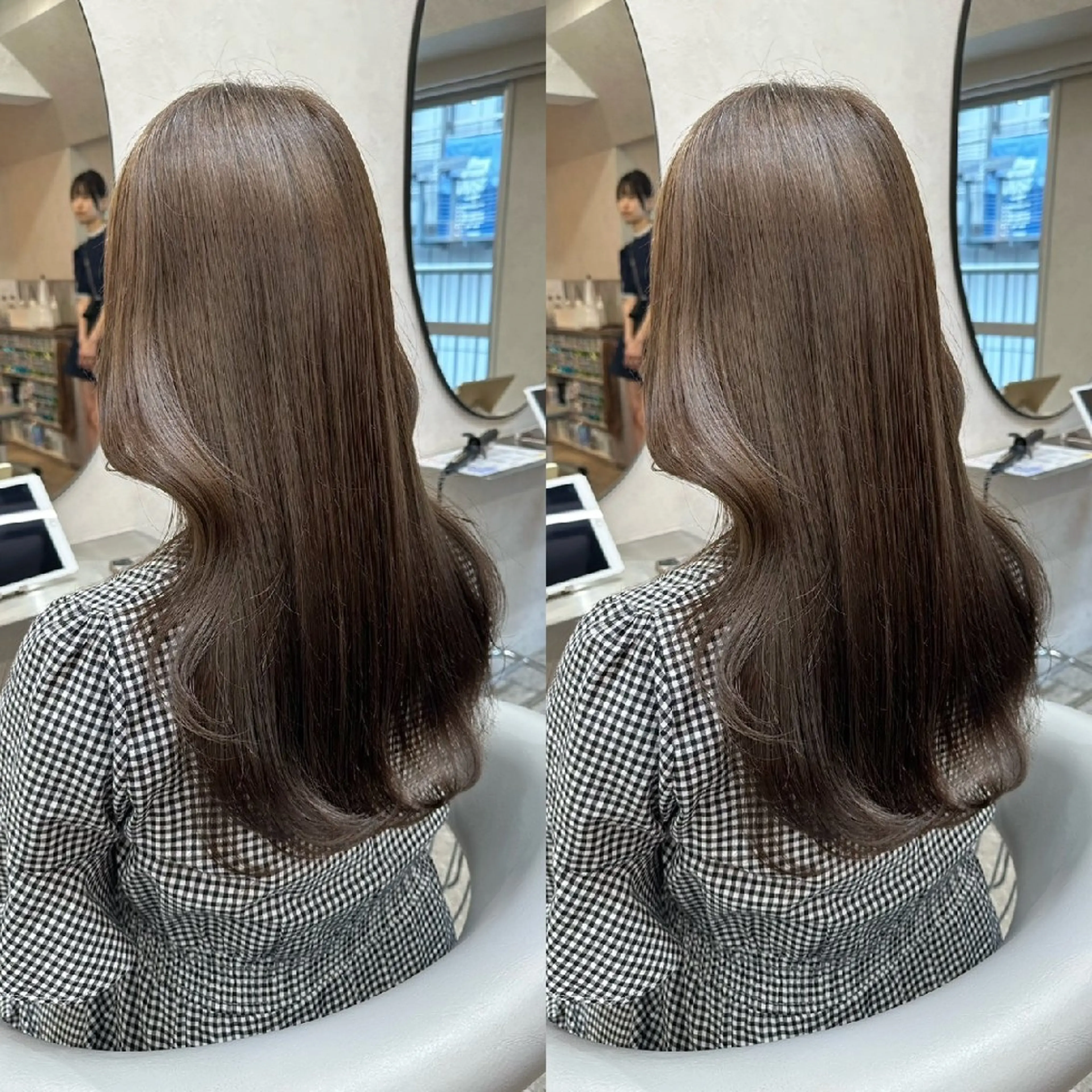 ロング ヘアカラー トリートメント 新宿/韓国レイヤー/ 髪質改善/ 佐藤のヘアスタイル