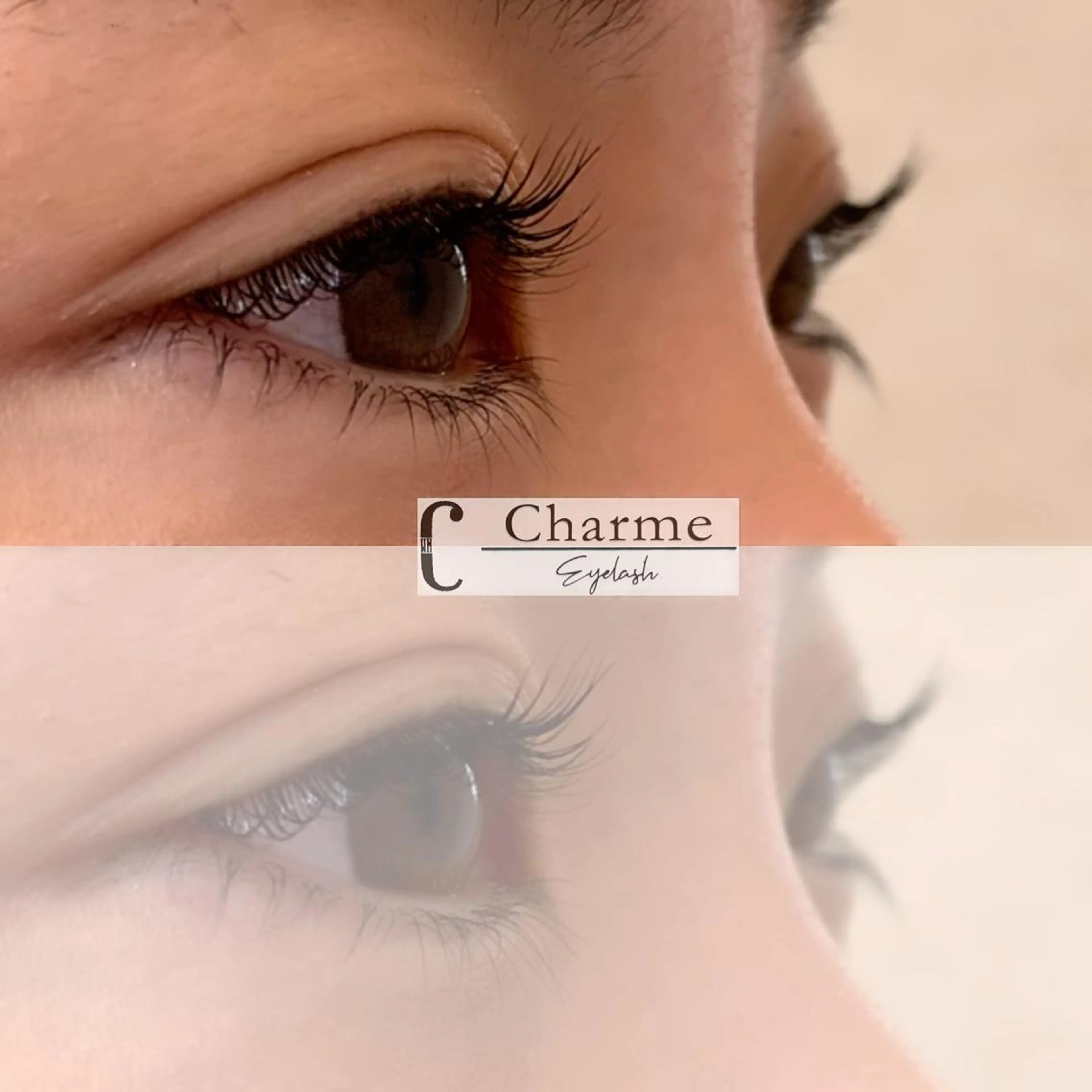 マツエク・マツパ ナチュラル アッパーリフトカール 【Charme 】 シャルムのマツエク・マツパデザイン