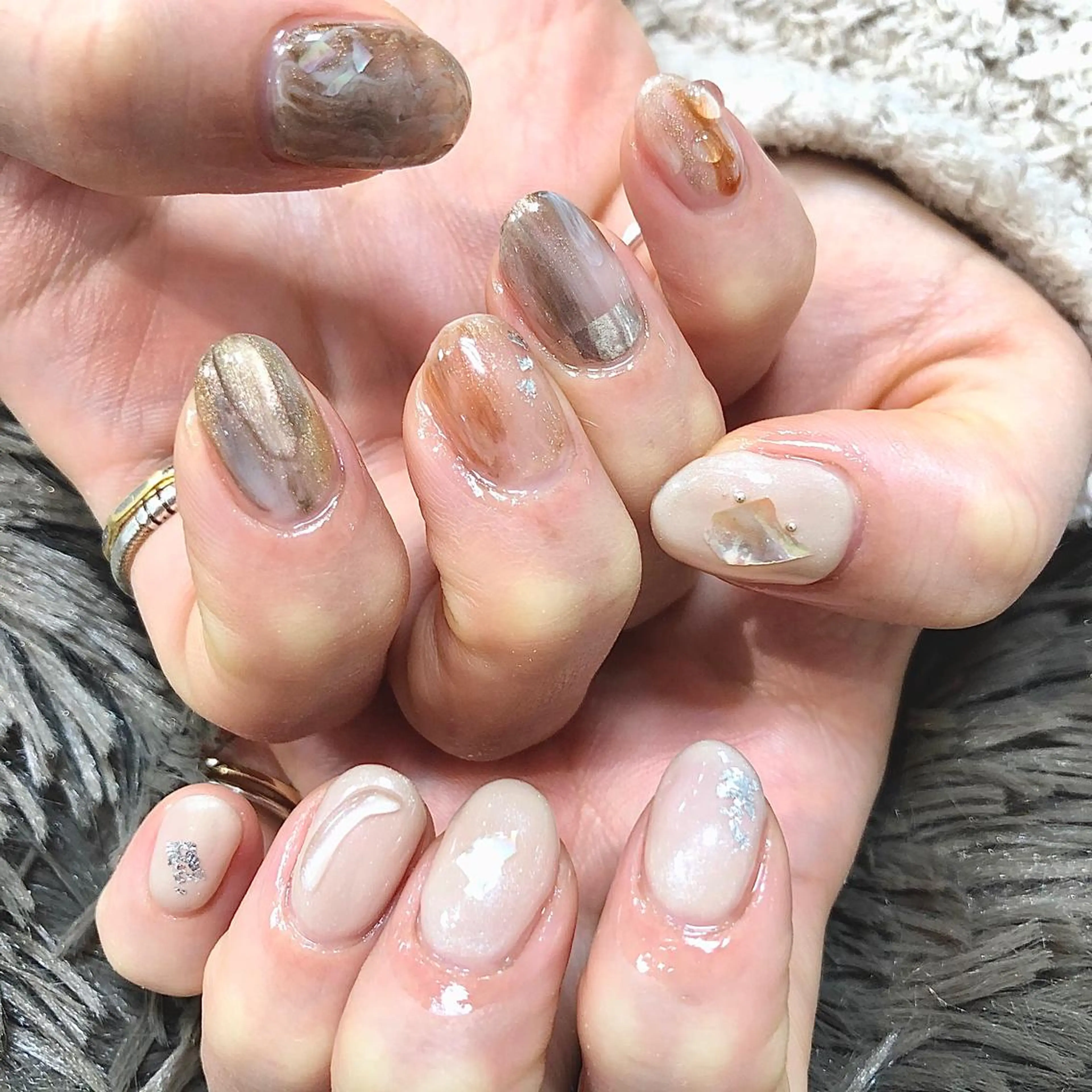 ネイル ニュアンスネイル C. 👑itoのマツエク・マツパデザイン