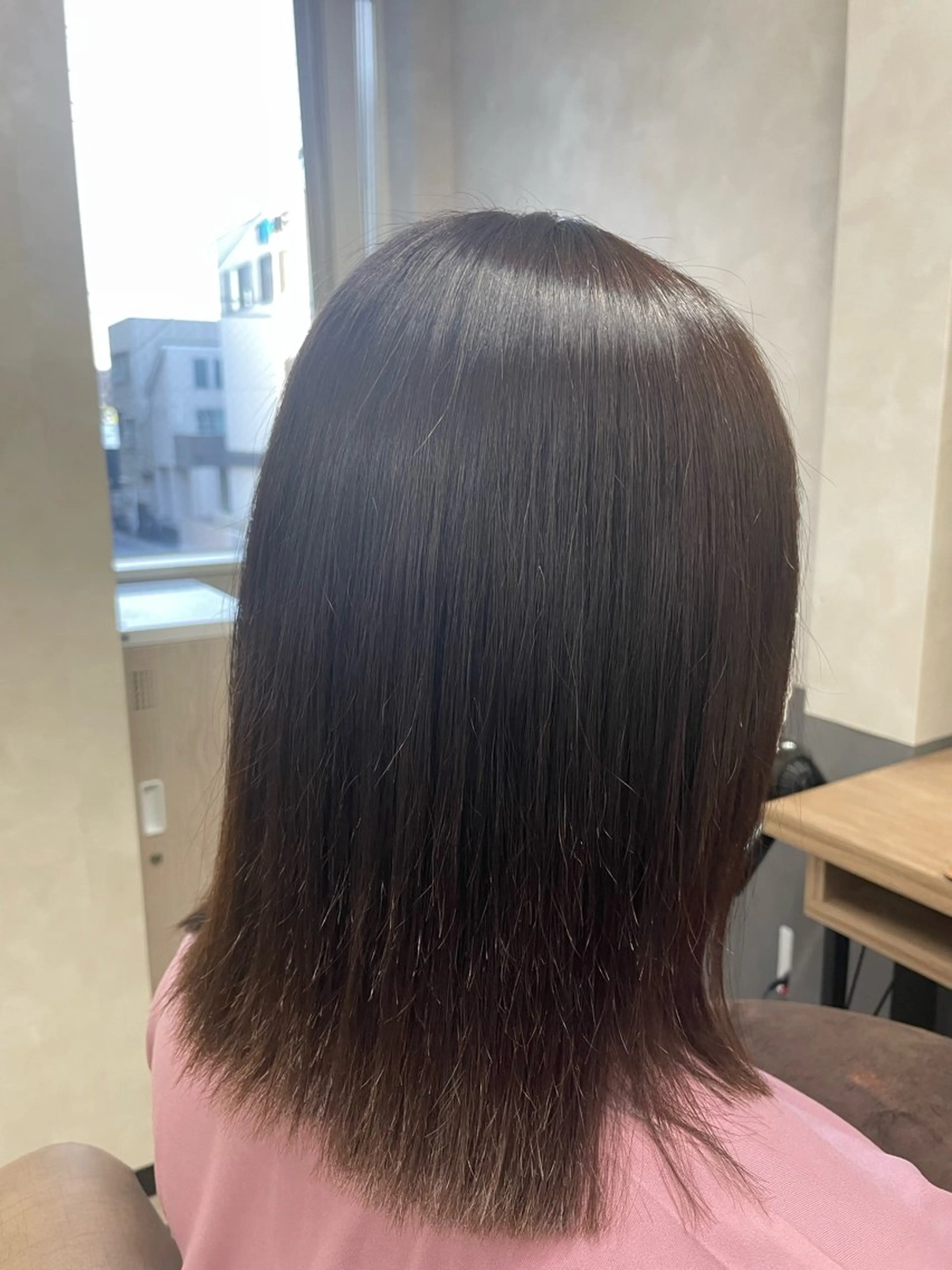 ミディアム 縮毛矯正 HIROSE 蘇我2号店のヘアスタイル