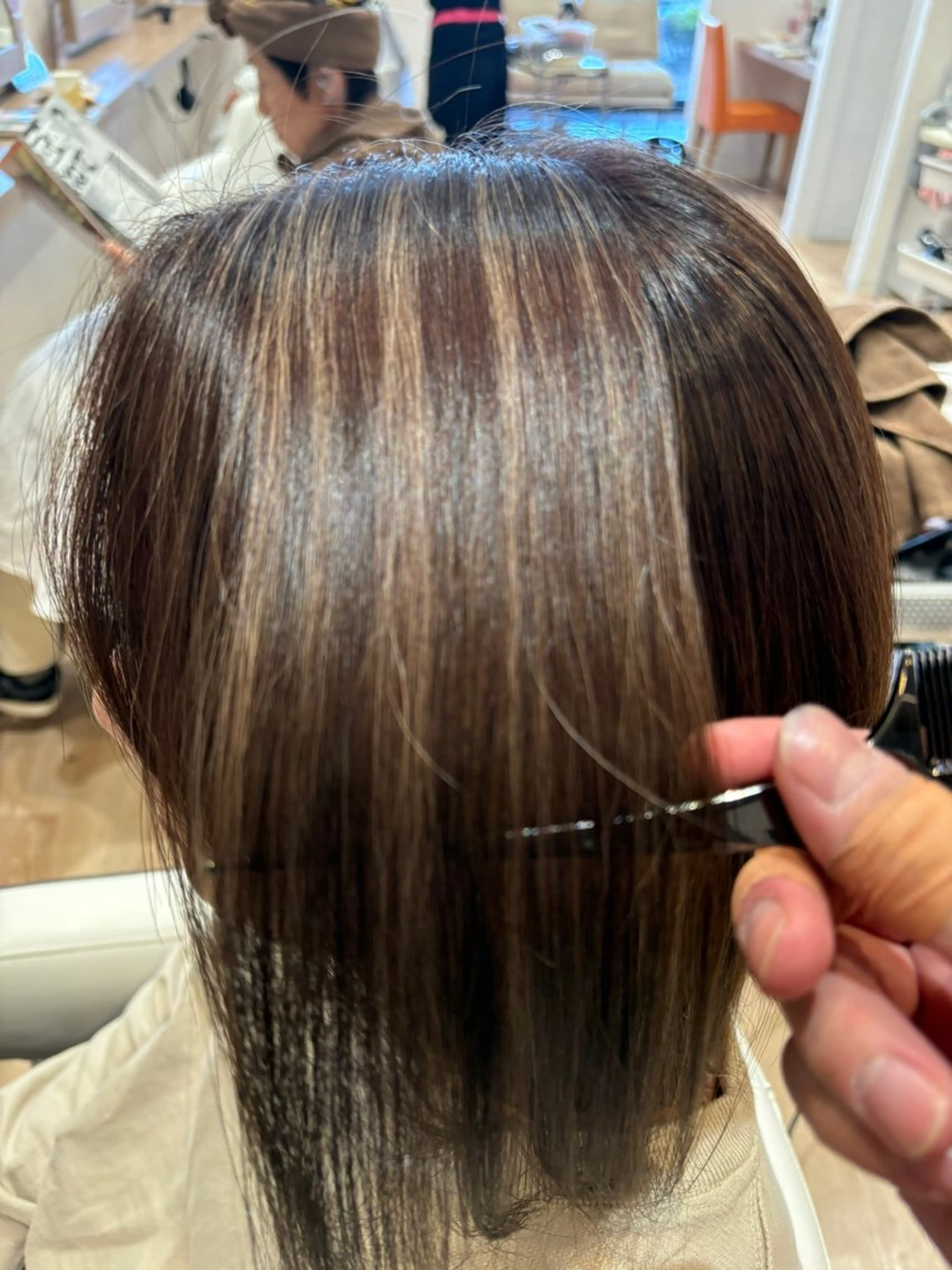 ミディアム カラー Keita 白髪ぼかしのヘアスタイル