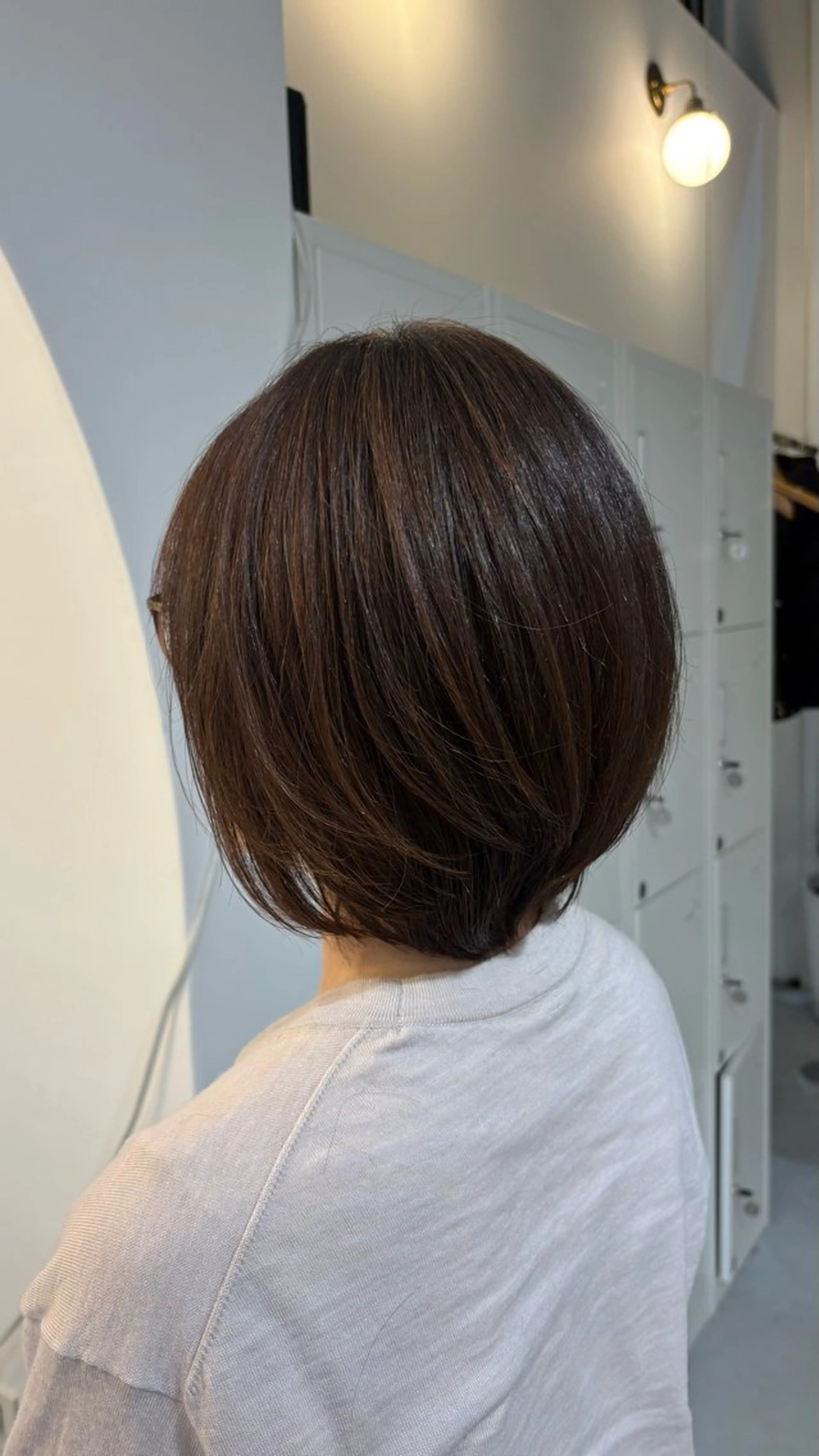 ショート ボブ 彦坂 柚羽のヘアスタイル