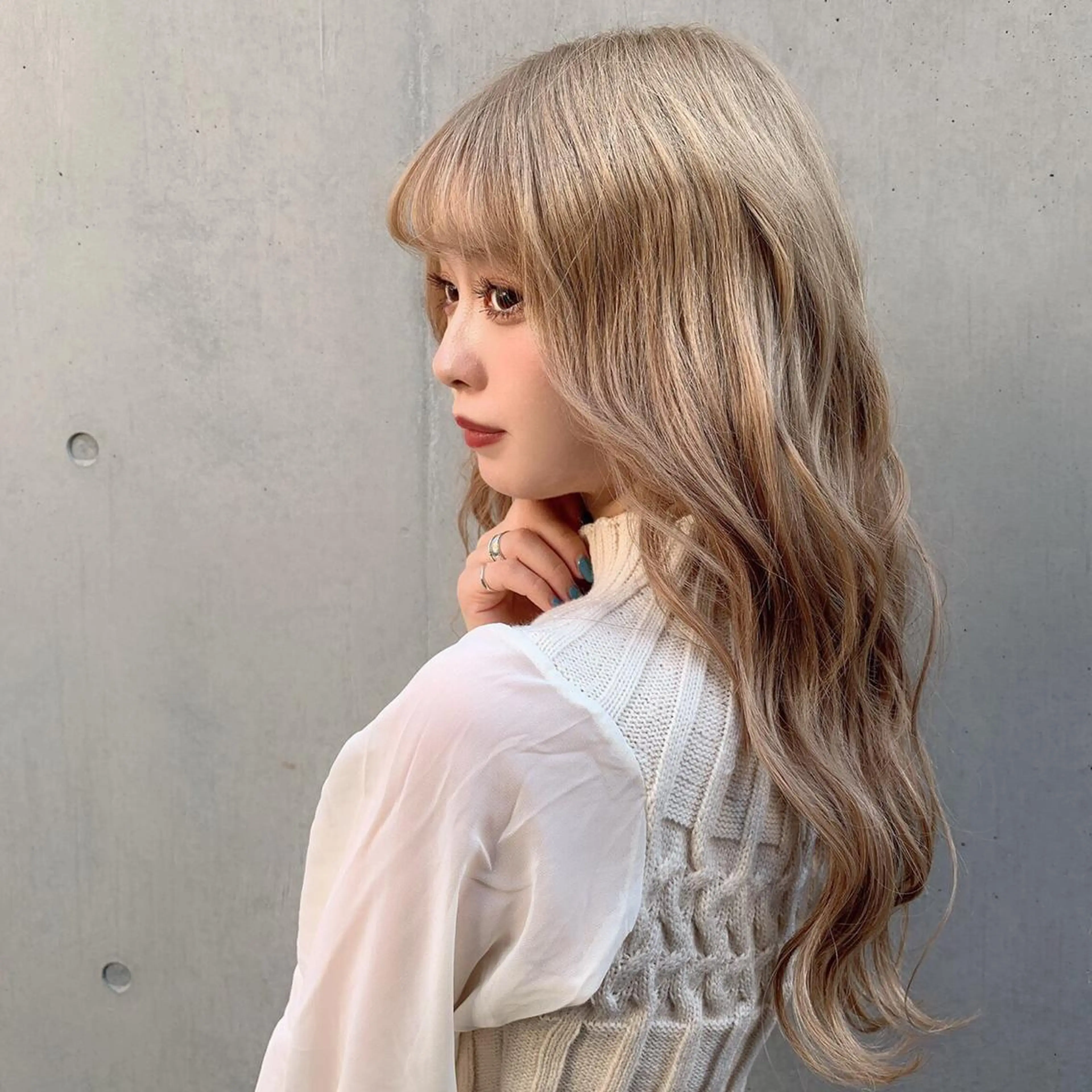 ロング カラー カット ヘアカラー エクステ エクステ/髪質改善/ rita/フルヤマのヘアスタイル