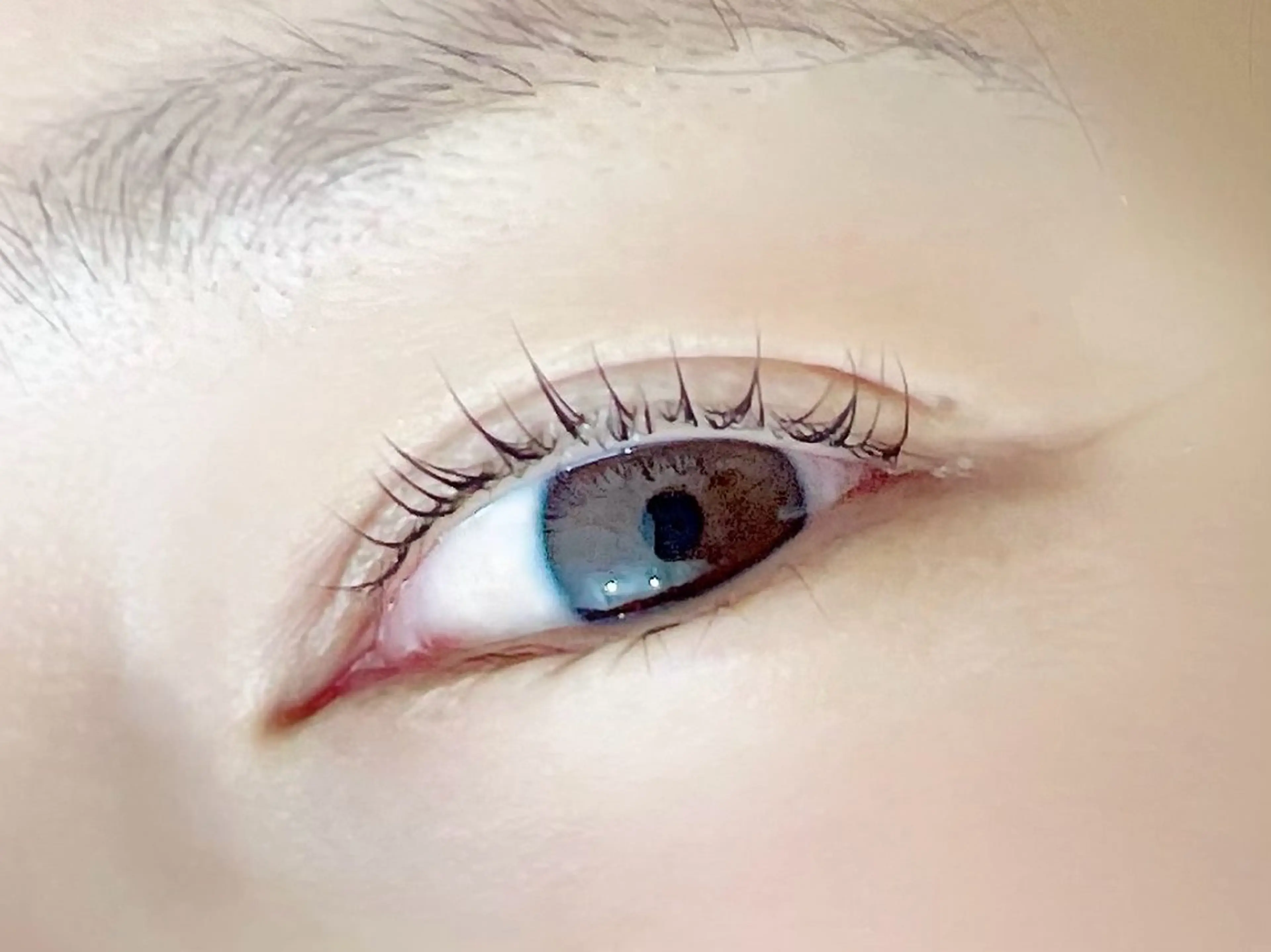 マツエク・マツパ 束感まつ毛 ナチュラル 一重×まつ毛パーマ マツパ PROSOLrita 西風新都のマツエク・マツパデザイン