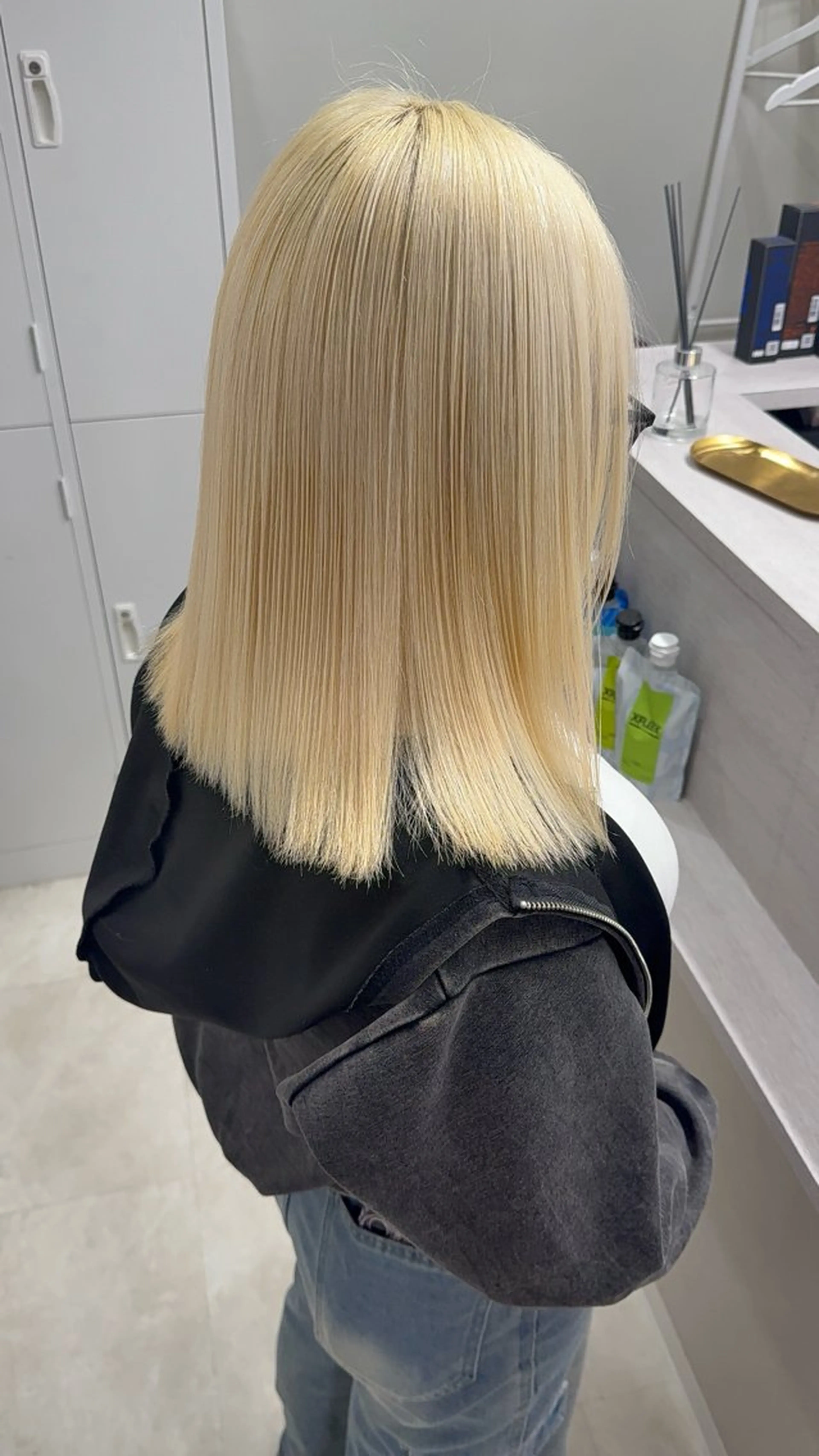 ミディアム ヘアカラー ブリーチ指名🥇/ ボブ/HISAKIのヘアスタイル