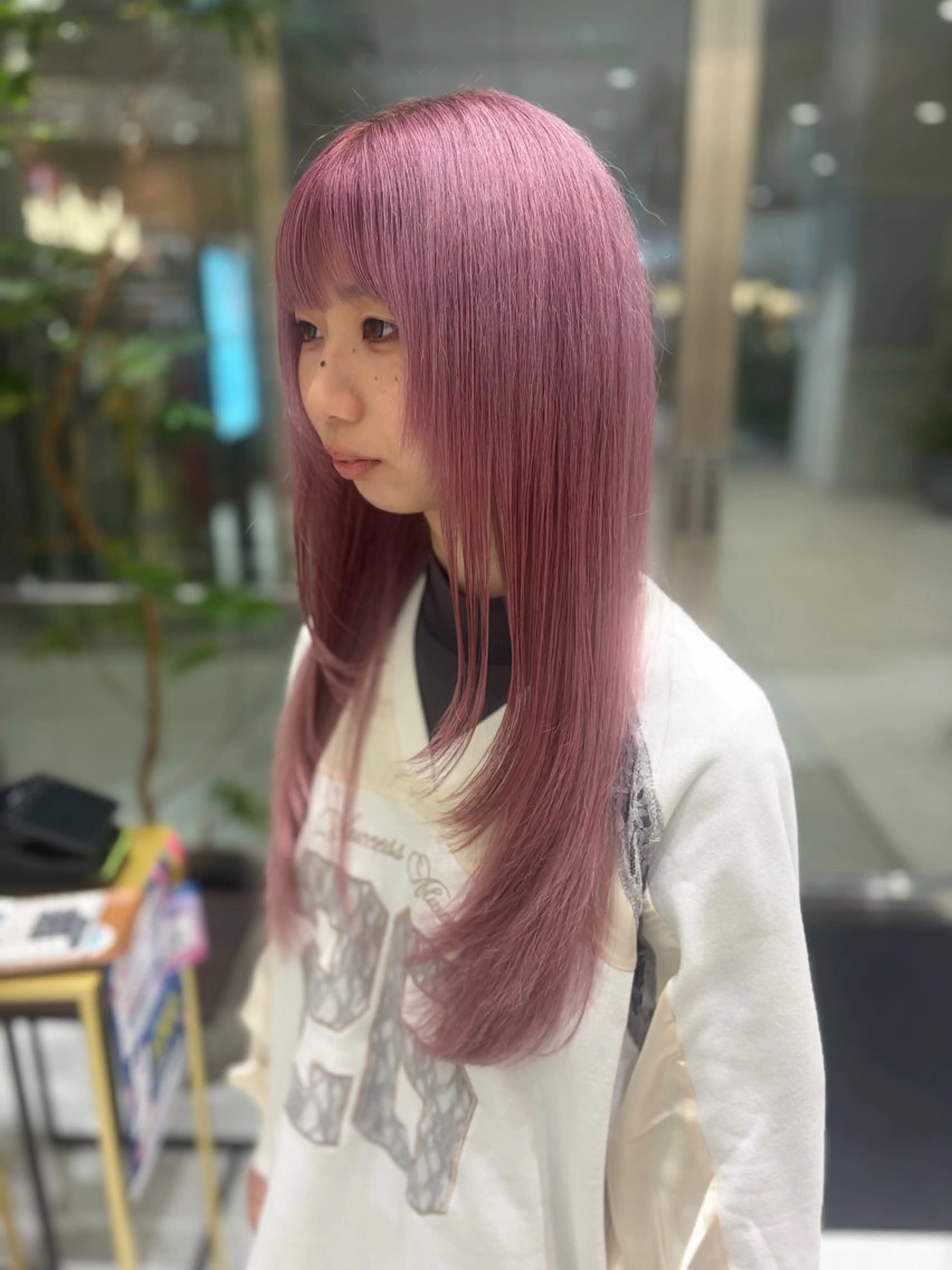ロング はらだ あゆのヘアスタイル