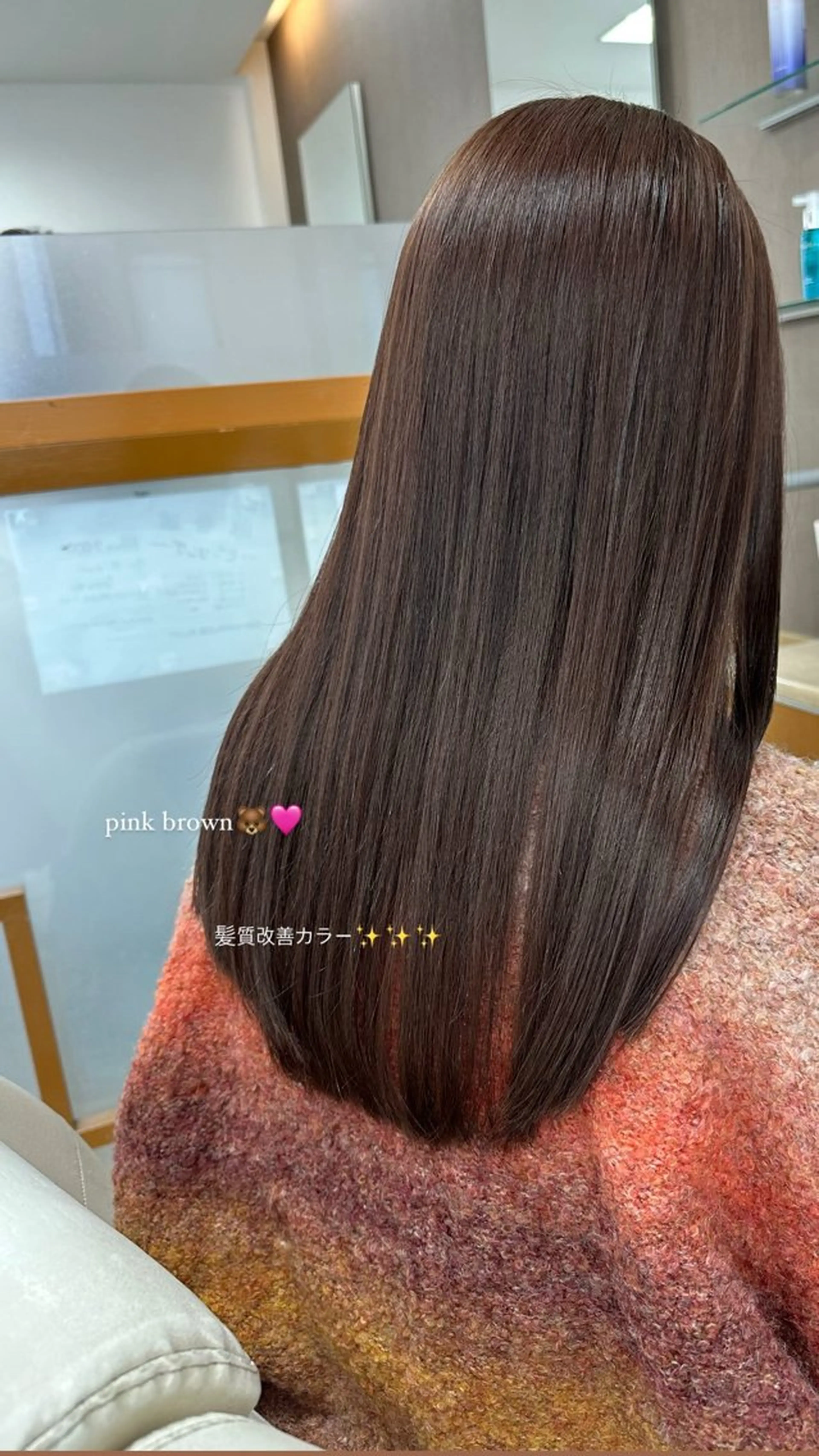 ロング カラー ブリーチ ブラウンカラー ブリーチなしカラー 🎀透明感カラー🎀 / INOUEのヘアスタイル