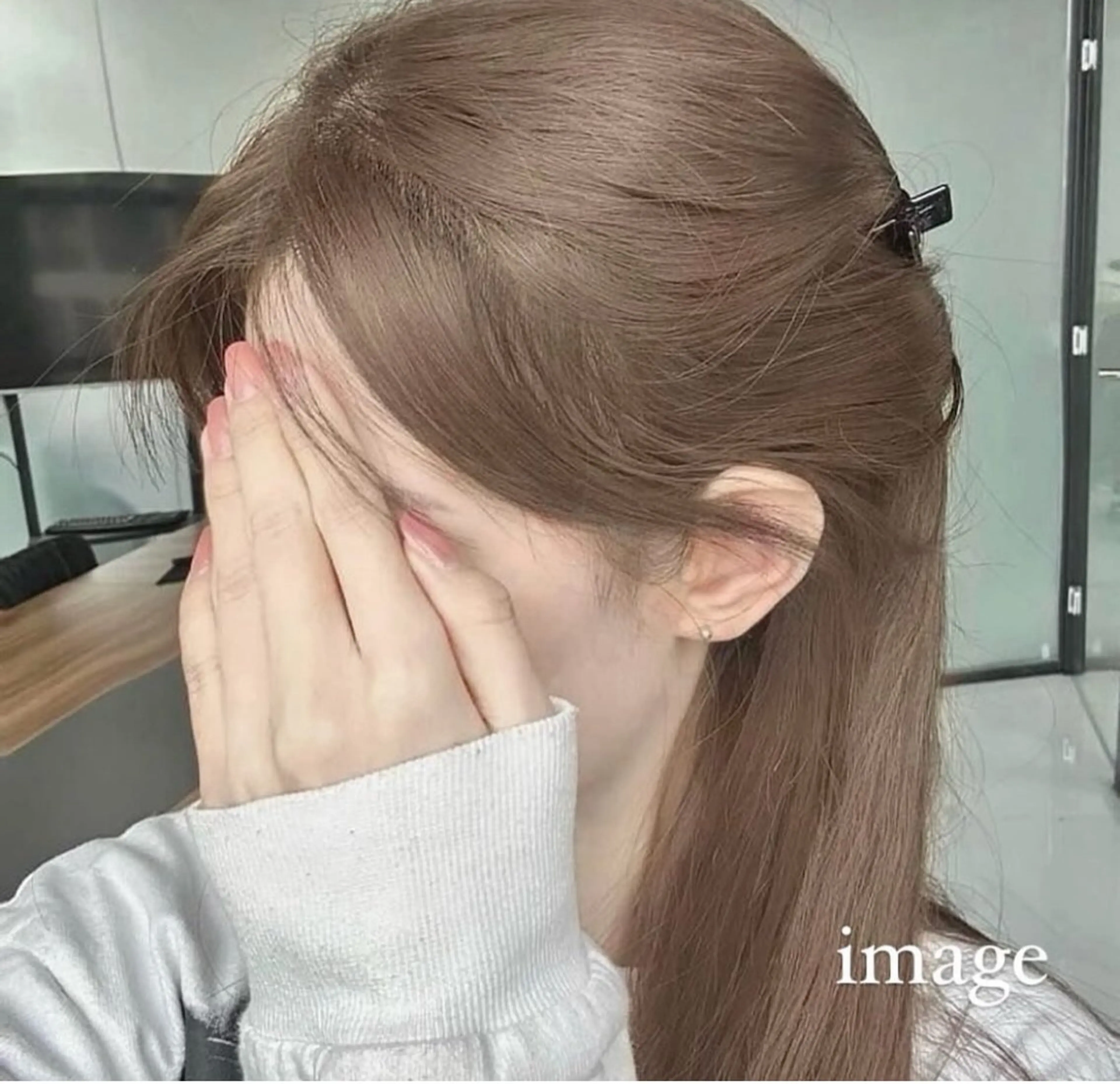 ロング カラー ヘアカラー トリートメント ヘッドスパ ヘアセット 🫧うる艶トレンド 🫧透明感カラーのヘアスタイル