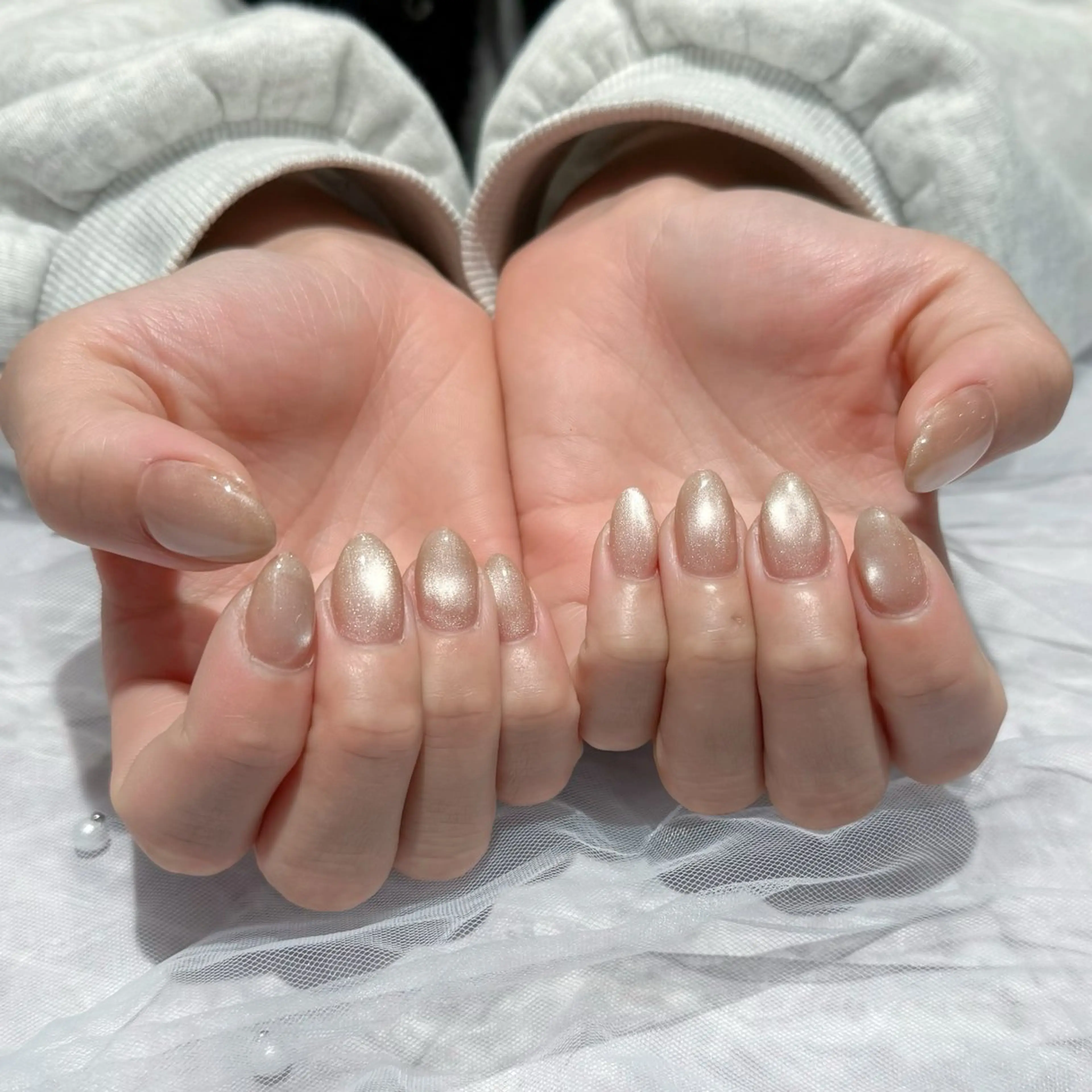 ネイル ハンドネイル mau🩵nail 堺筋本町｜心斎橋のネイルデザイン