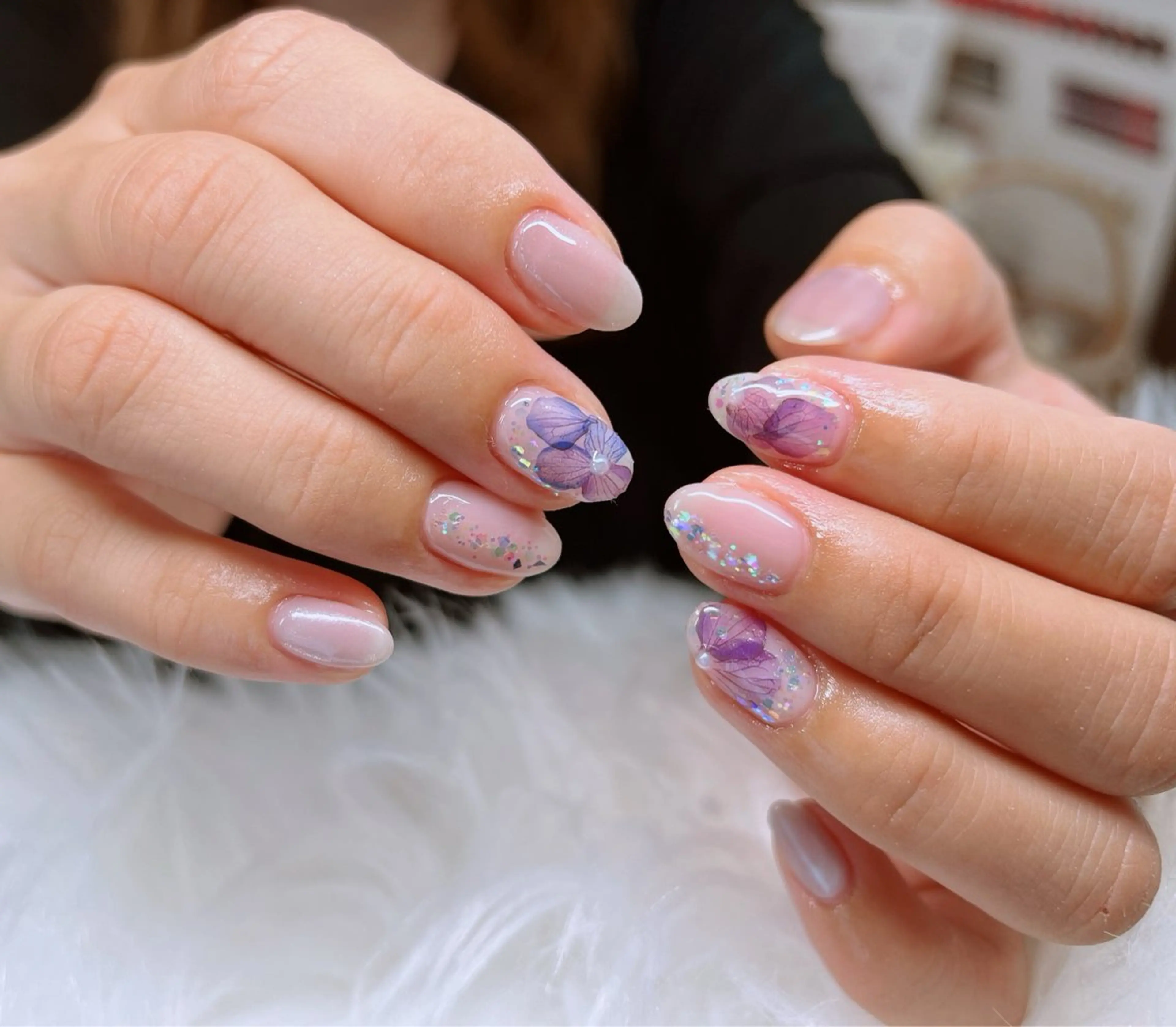 ネイル フットネイル フレンチネイル 韓国ネイル ロングネイル マグネットネイル Lee _nailのネイルデザイン