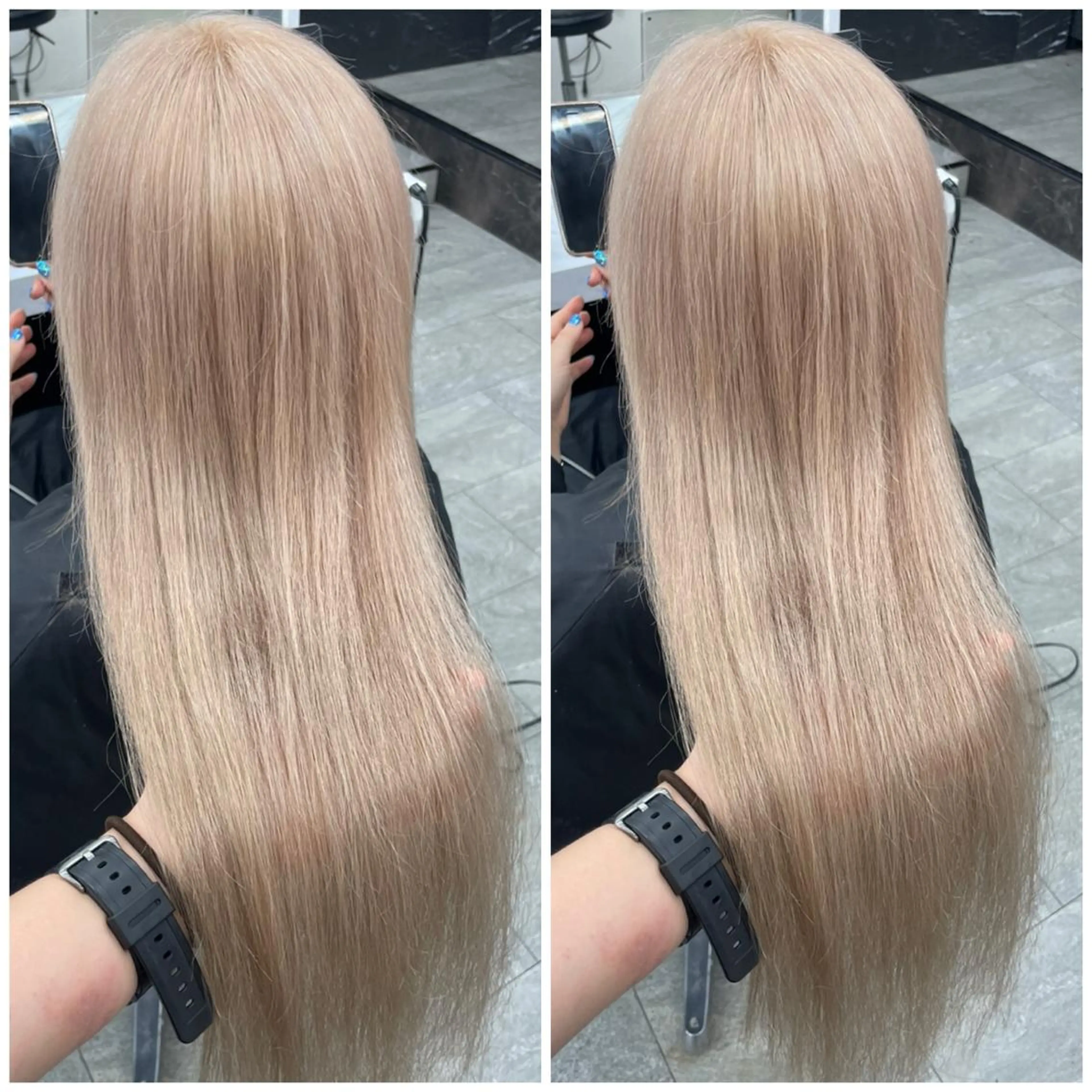 ロング ヘアカラー トリートメント 🦋プルエクステ ARISA🦋のヘアスタイル