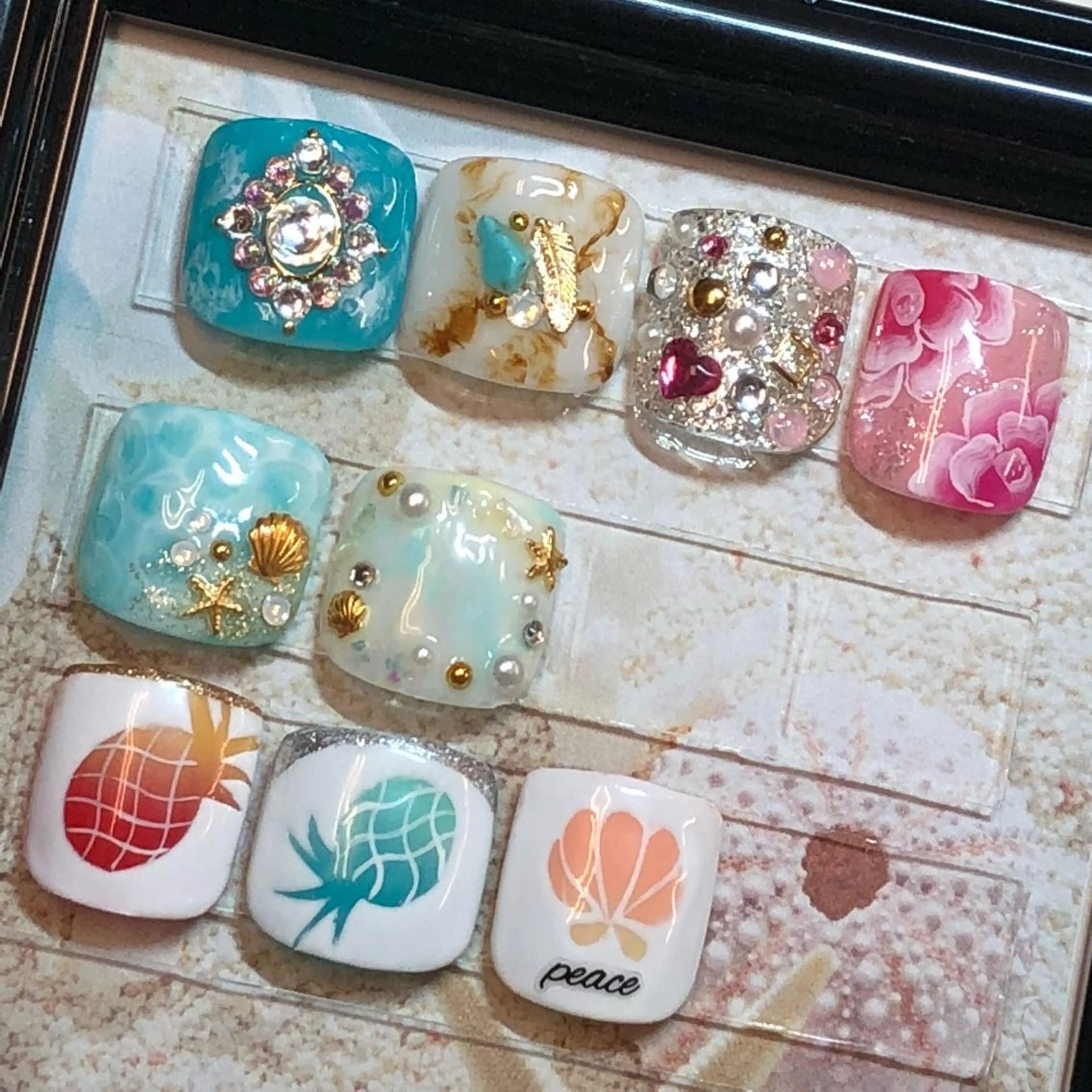 ネイル フットネイル ネイルチップ KIREIE NAILSのネイルデザイン