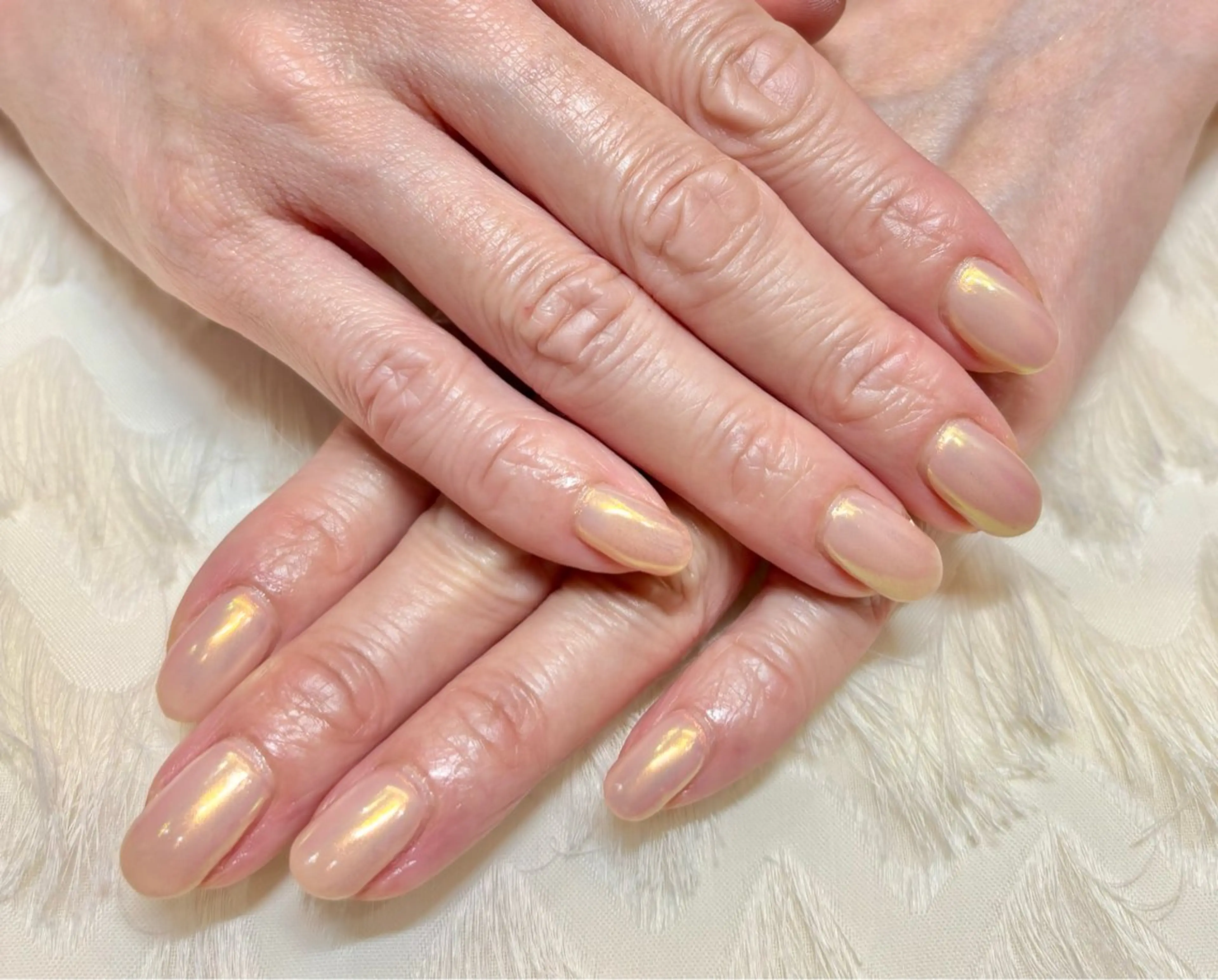 ネイル オーロラネイル ワンカラーネイル ハンドネイル パラスパガーデン ♡齊藤歩のネイルデザイン