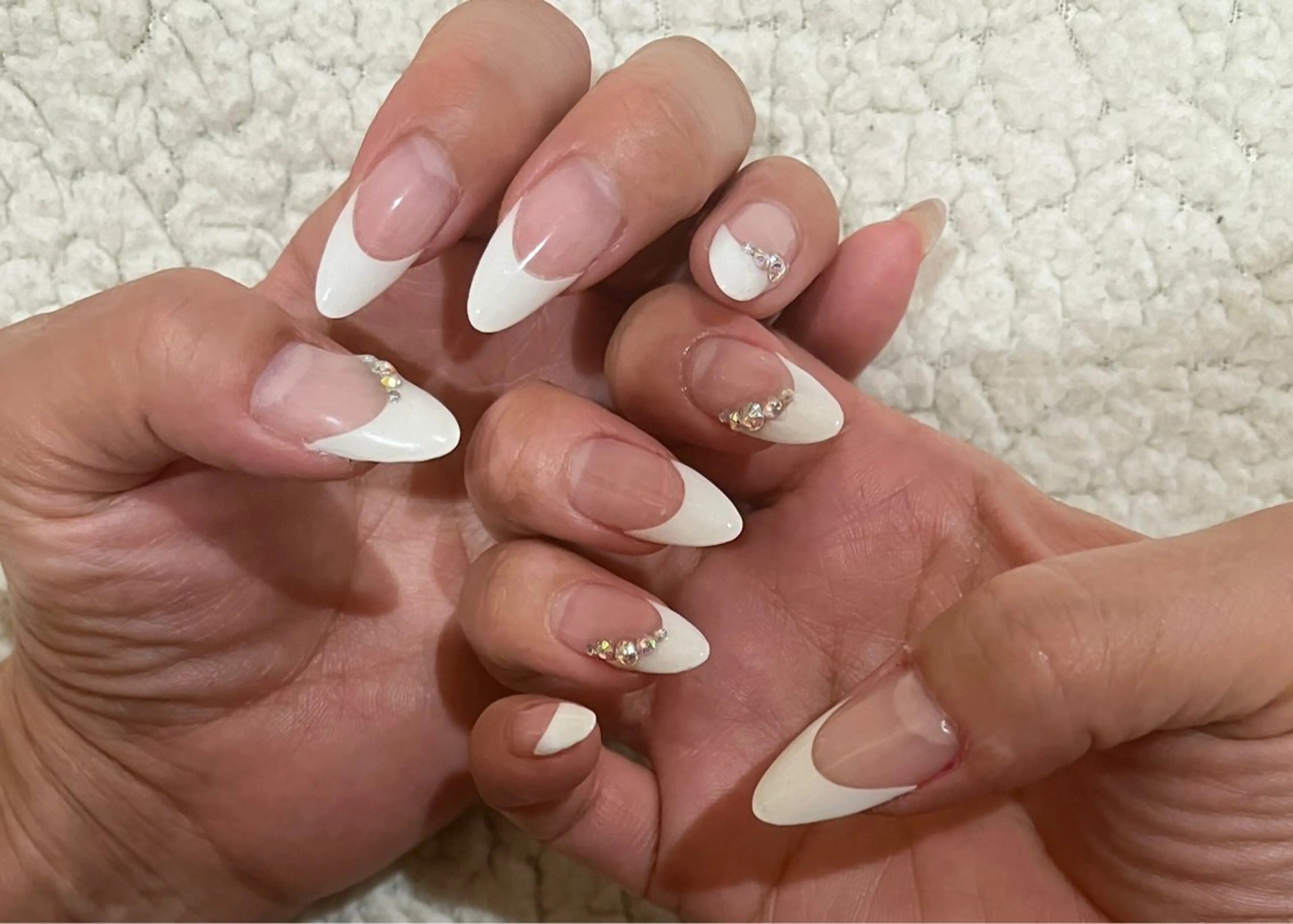 ネイル フレンチネイル ニュアンスネイル スカルプネイル SINCERELY シンシアリー🌈のネイルデザイン